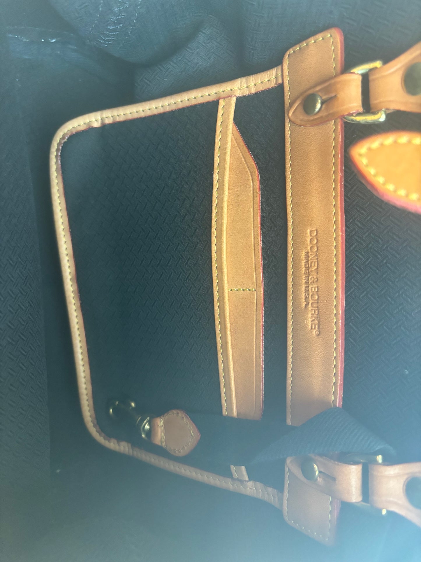 Dooney and Bourke Canvas and Leather Tote