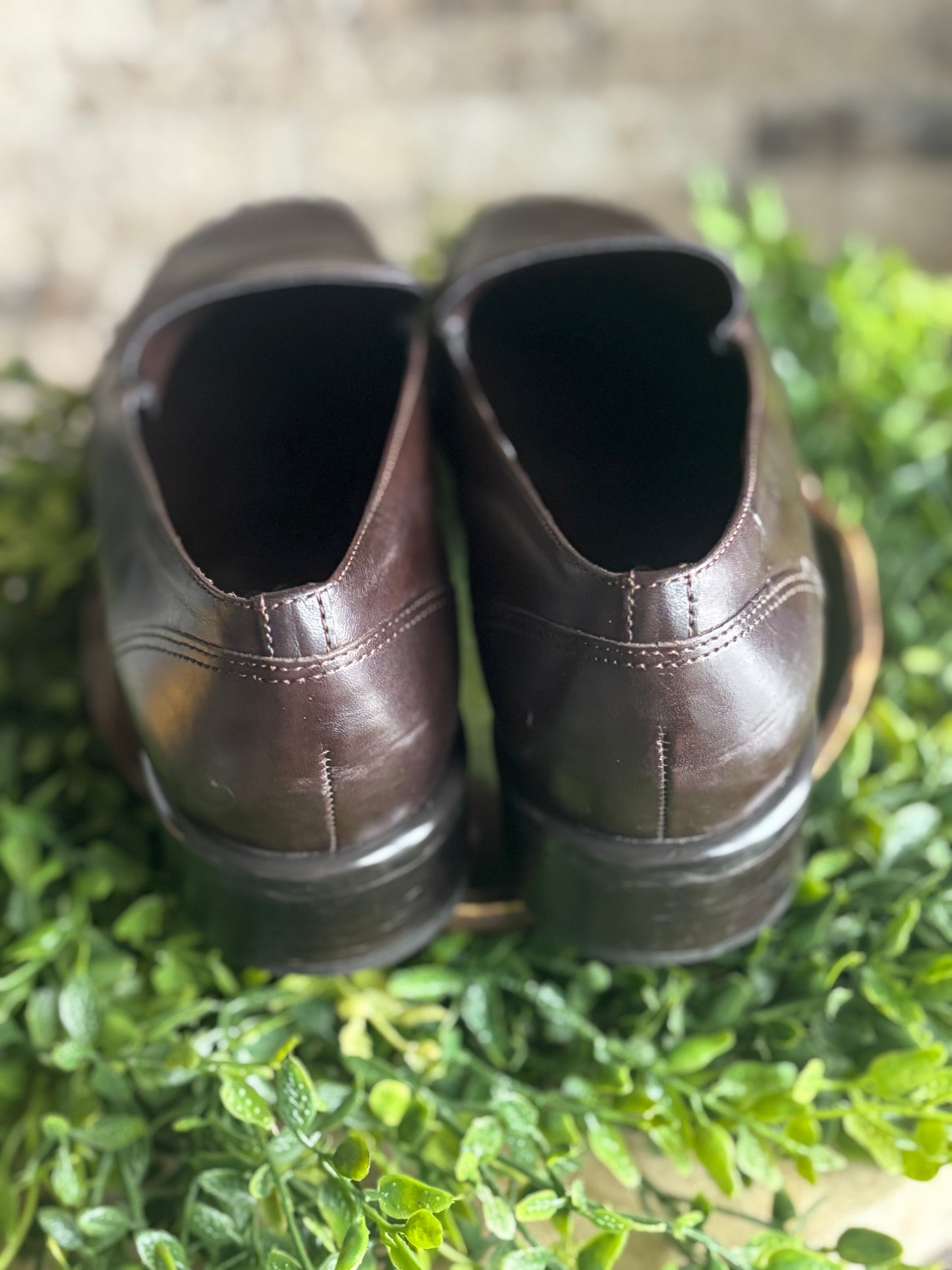 Franco Sarto Genuine Leather Brown Loafers/ 7.5