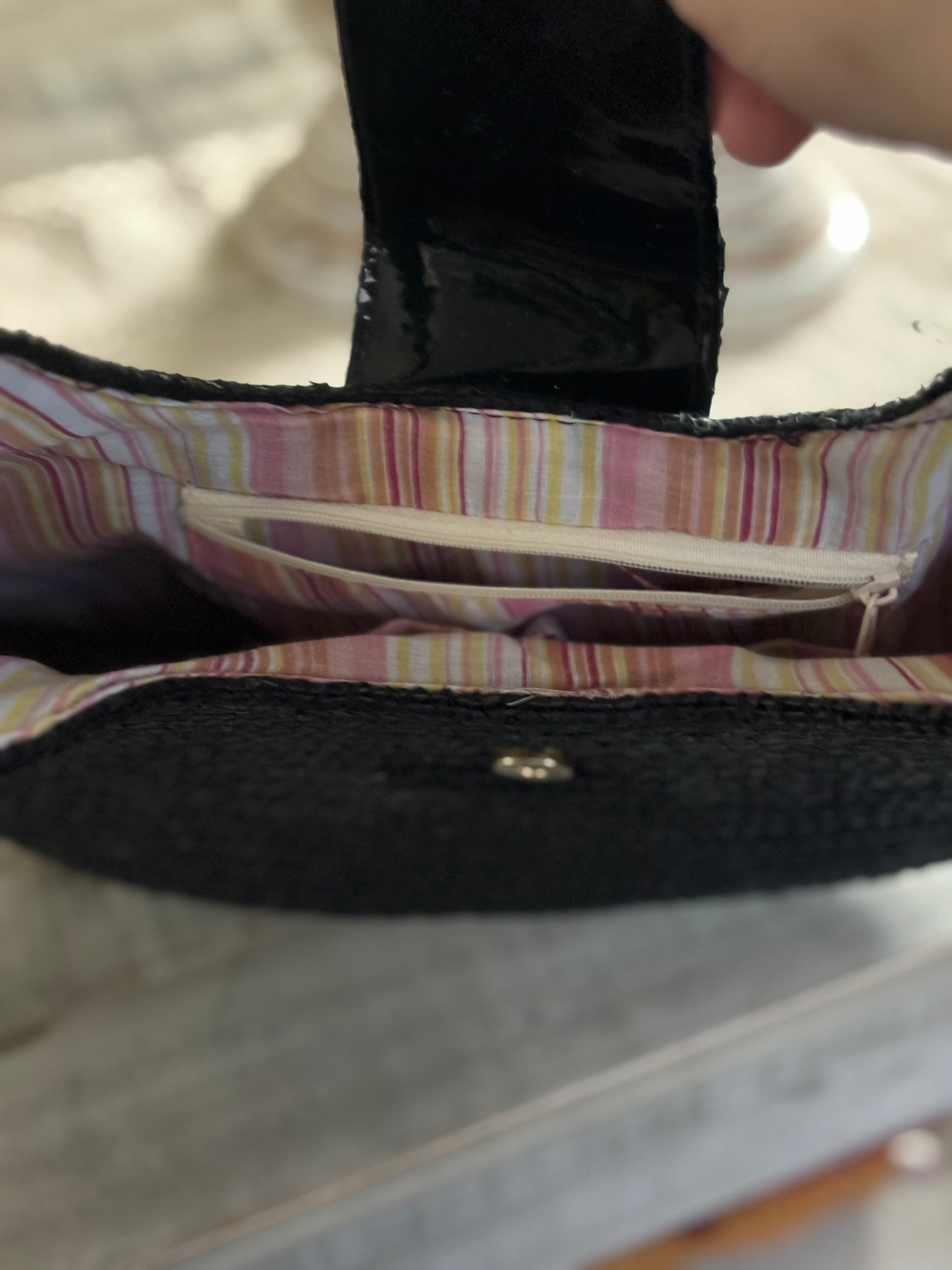 Vintage Straw Tote Bag