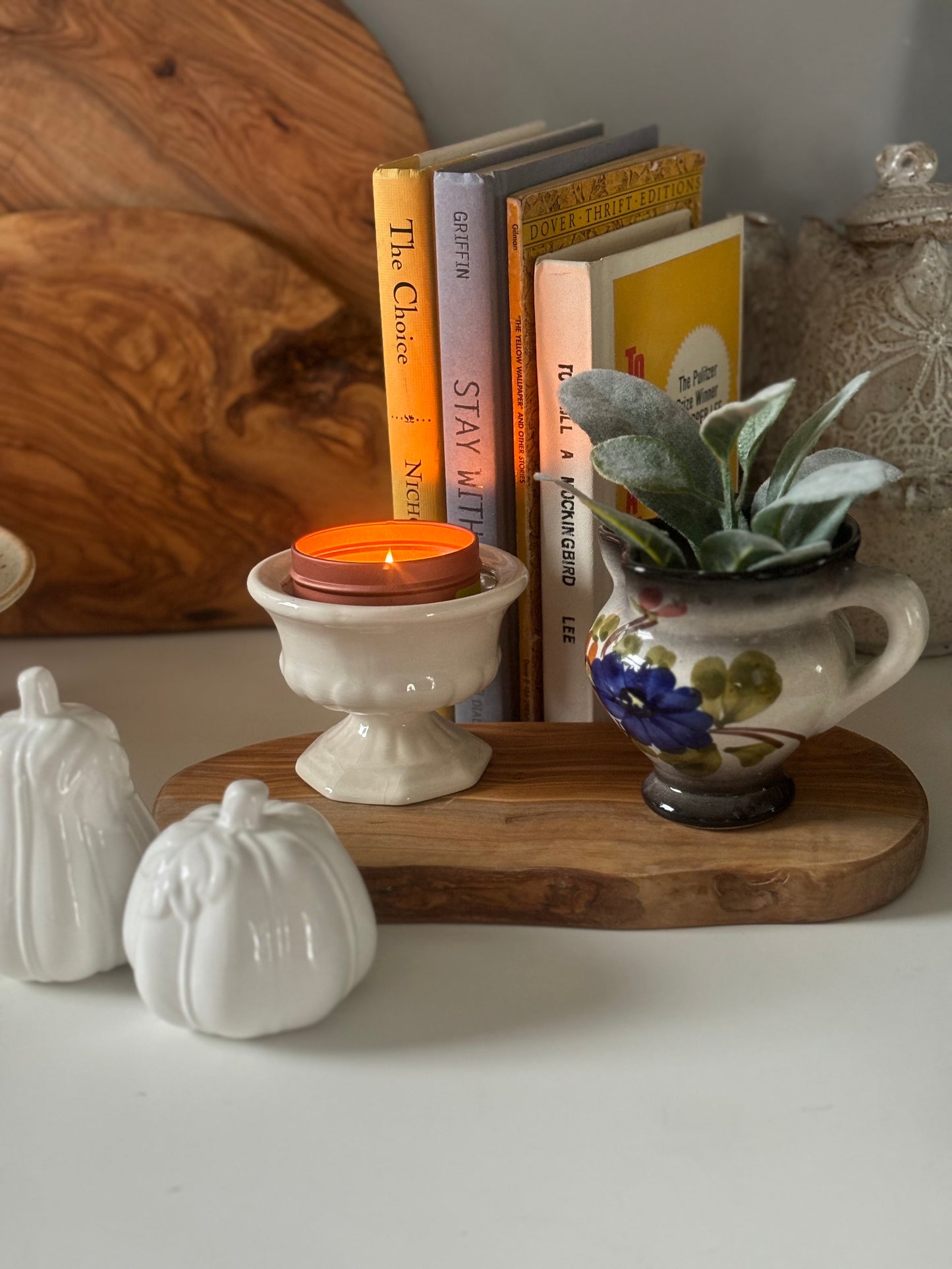 Tuscan Floral Vintage Mini Creamer