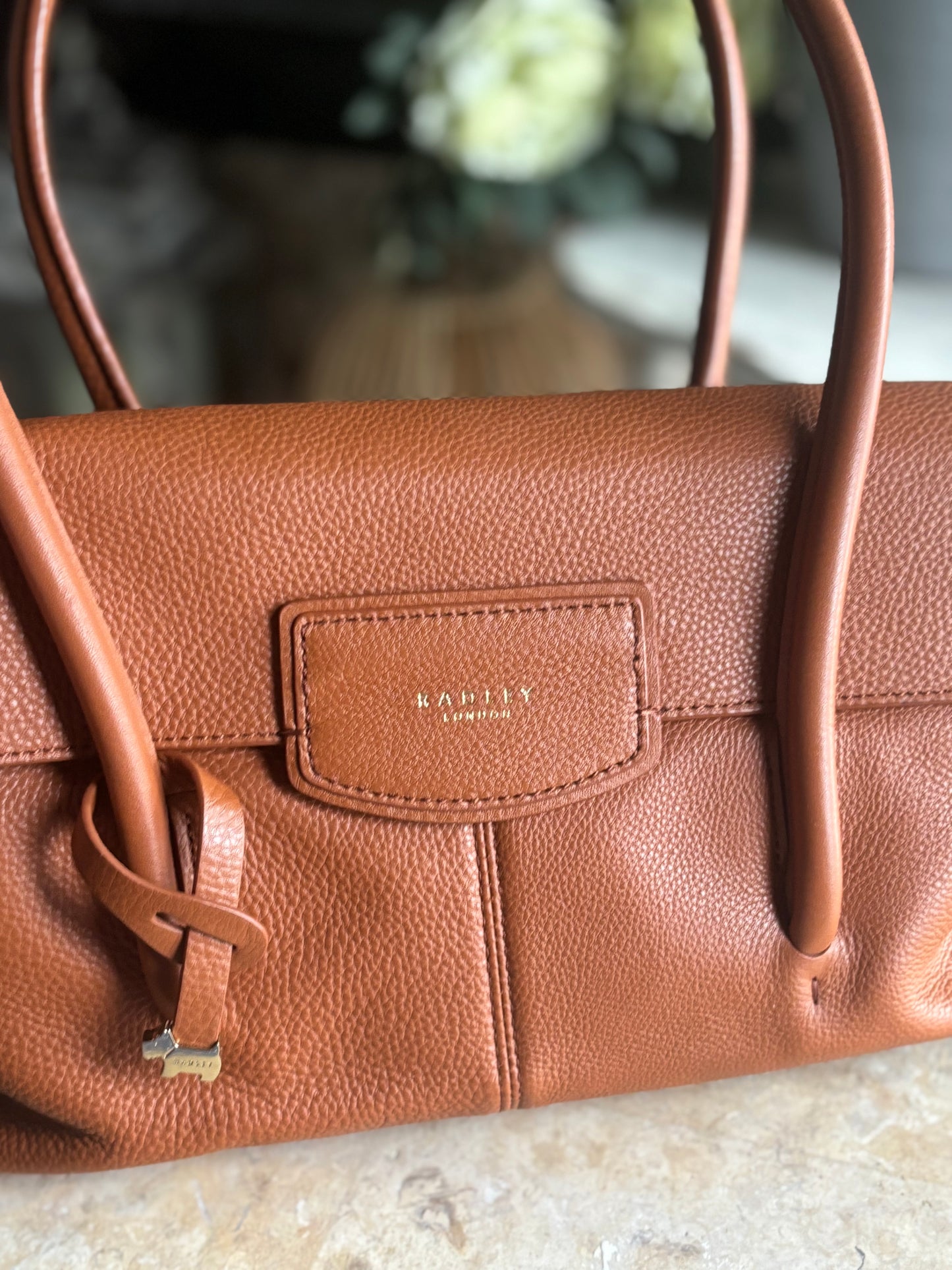 Designer Bundle/ Radley Leather Handbag and Vince Sandals size 7