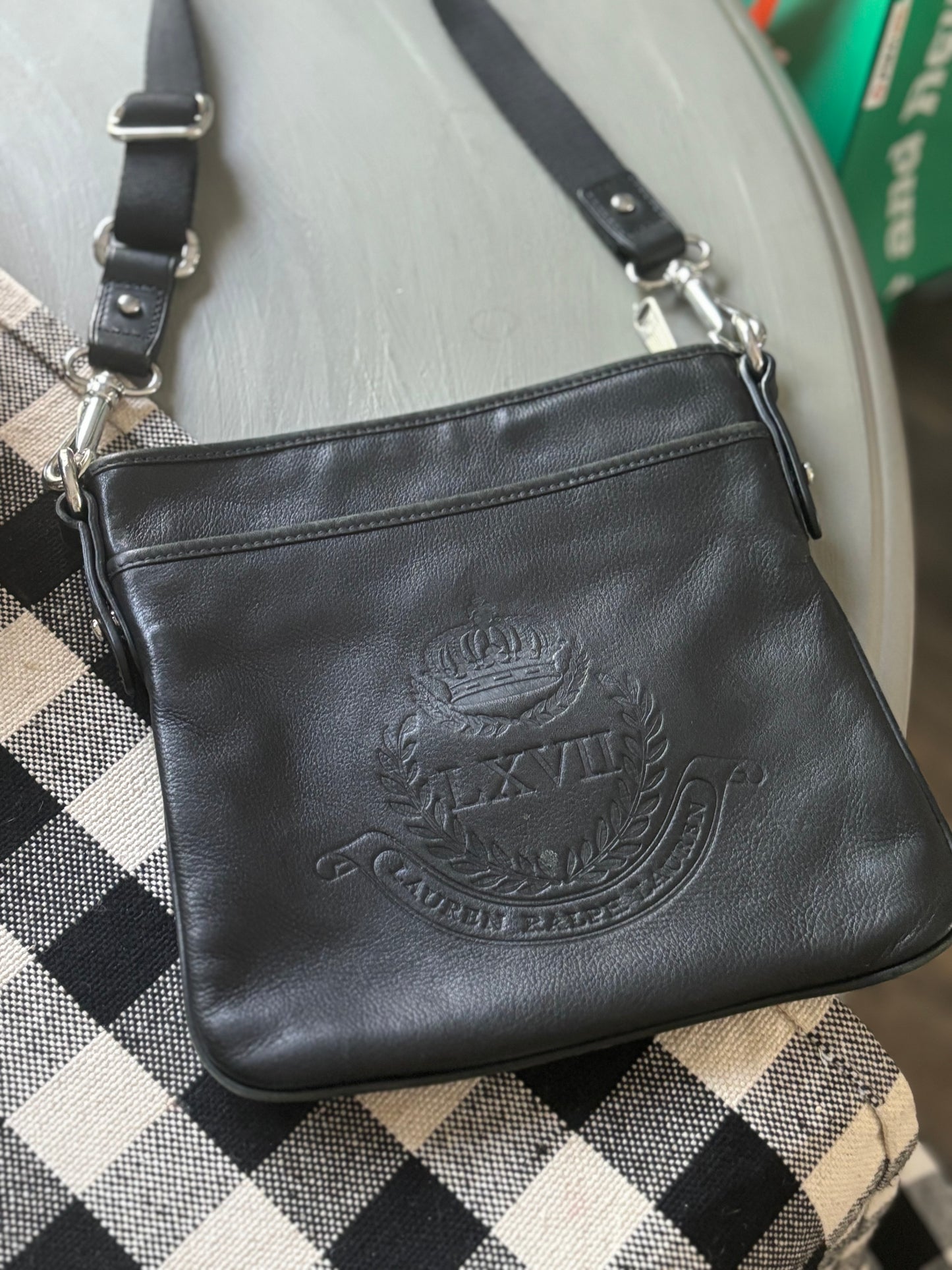 Lauren Ralph Lauren Leather Crossbody Bag
