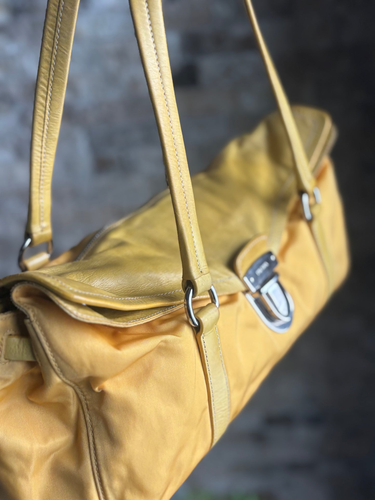 Authentic Prada in Bright Yellow