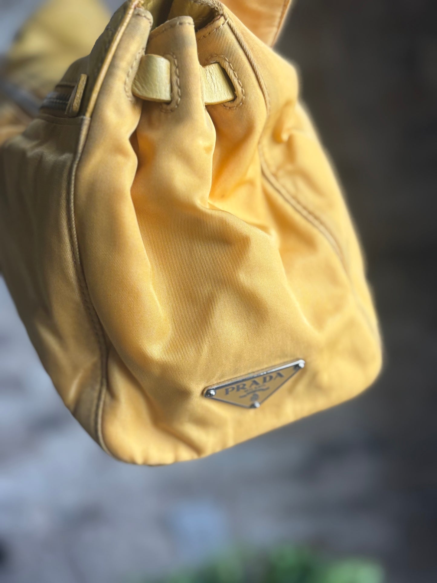 Authentic Prada in Bright Yellow