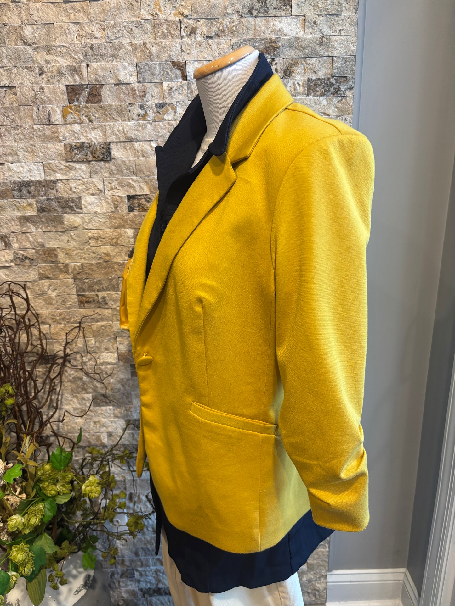 Jules and Leopold Sunny Yellow Blazer Large