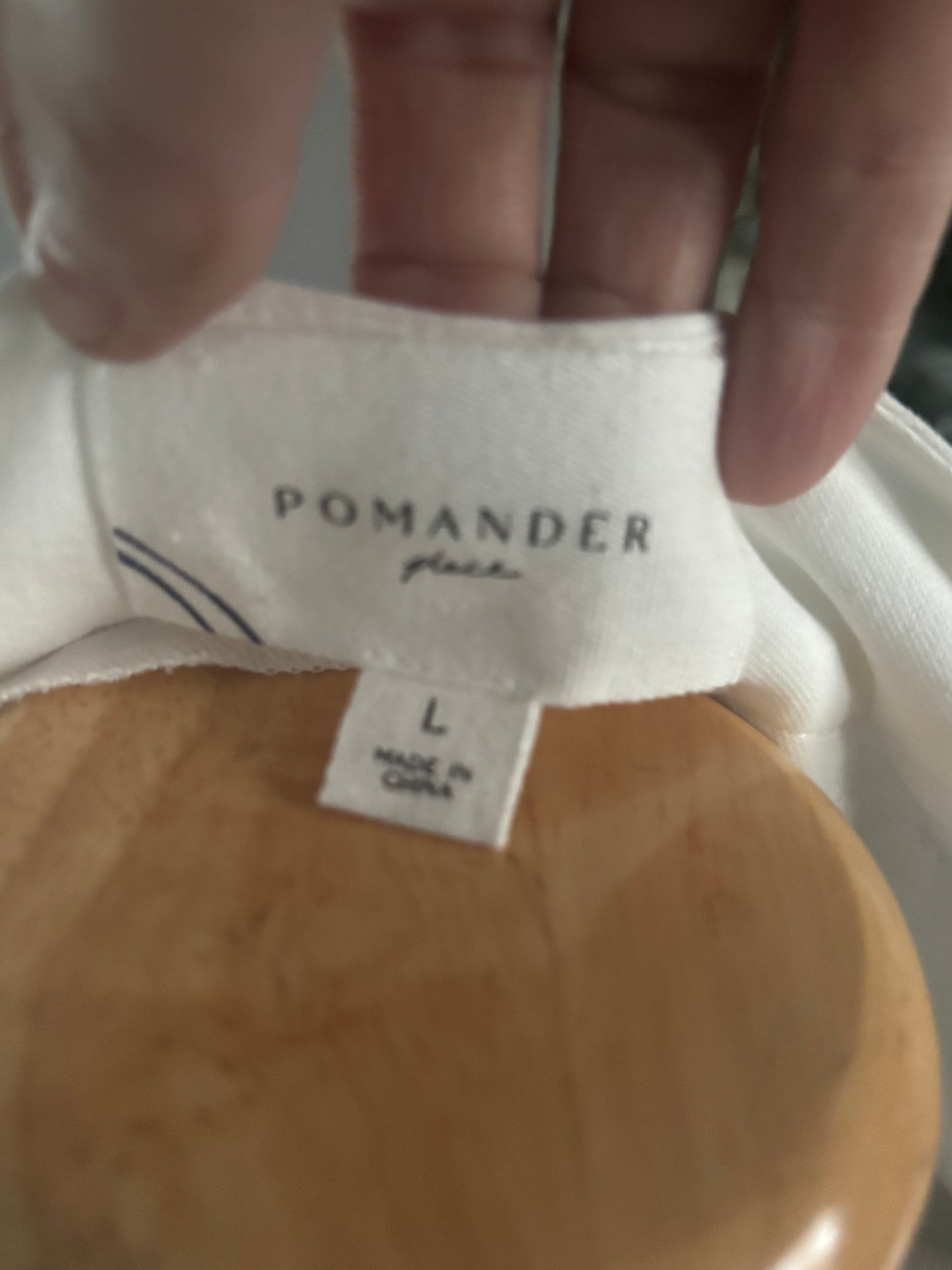 Crisp White Linen Dress Large