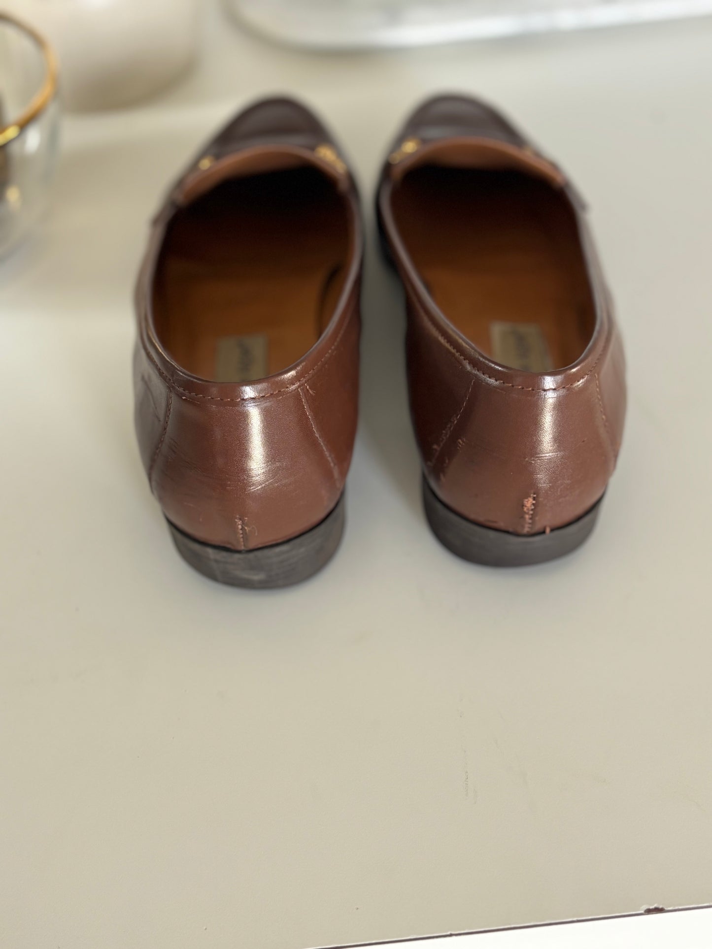 Etienne Aigner Sally Leather Horse-bit Loafer 9