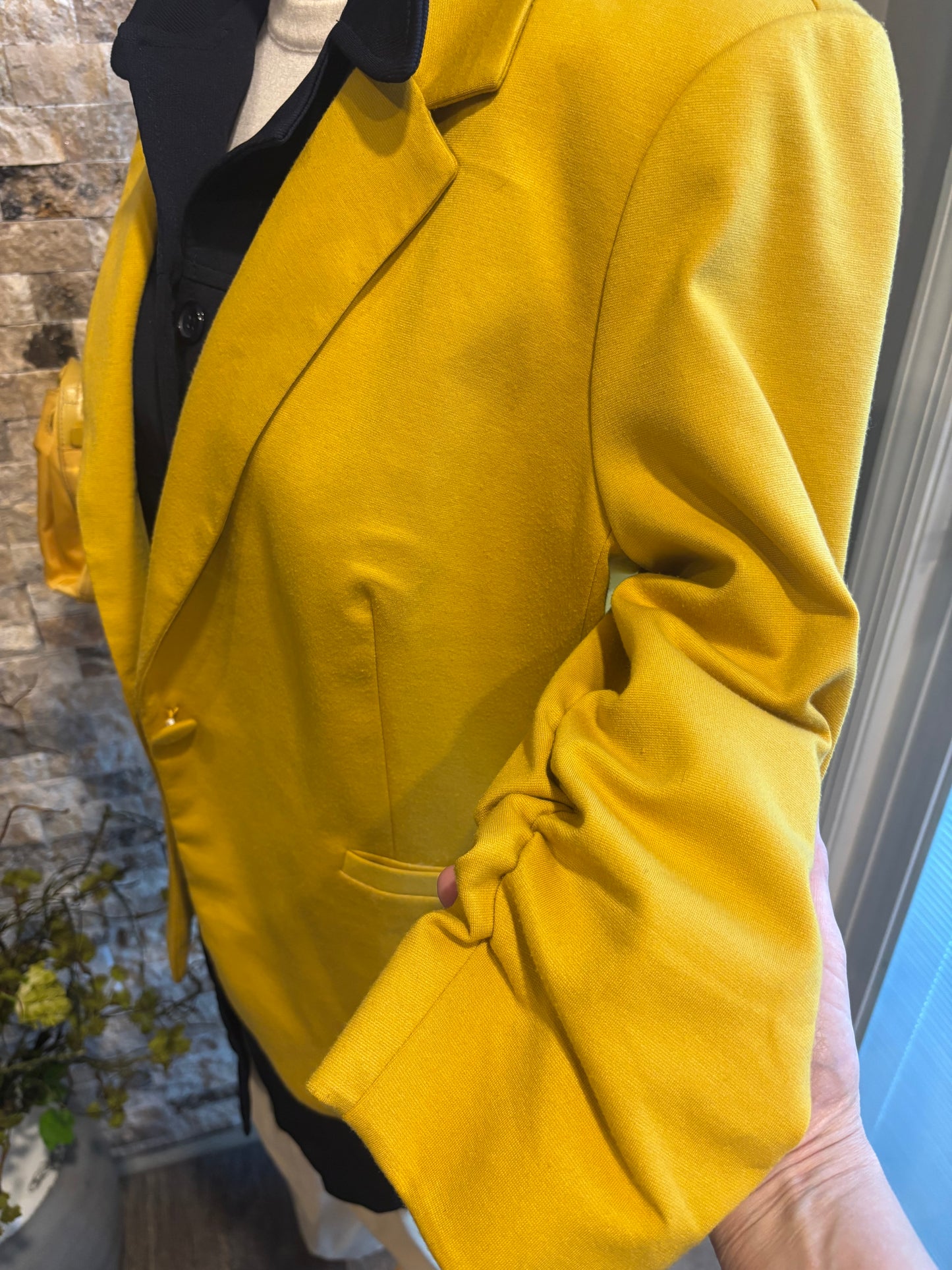 Jules and Leopold Sunny Yellow Blazer Large