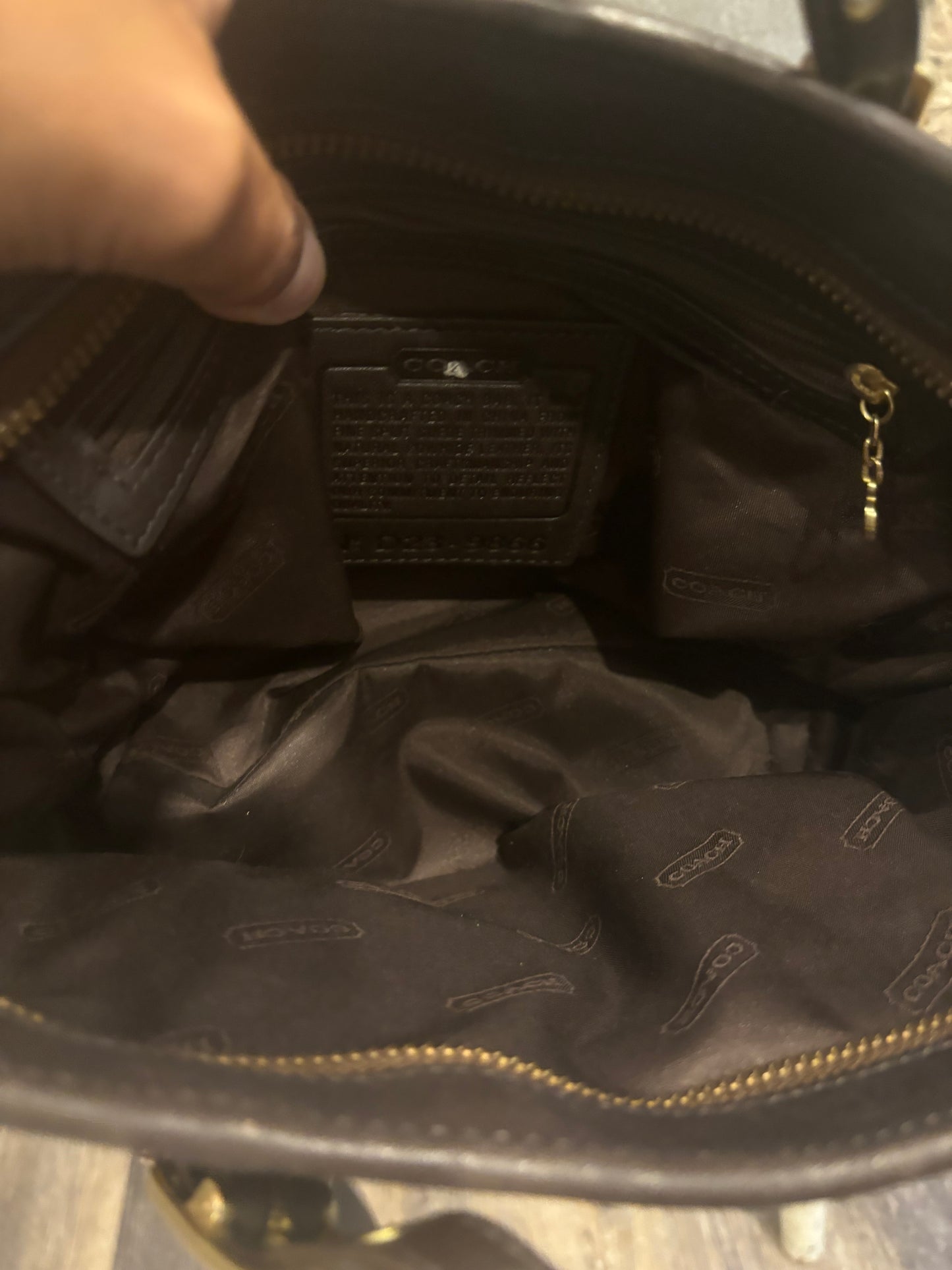 Vintage Suede Coach “It bag”