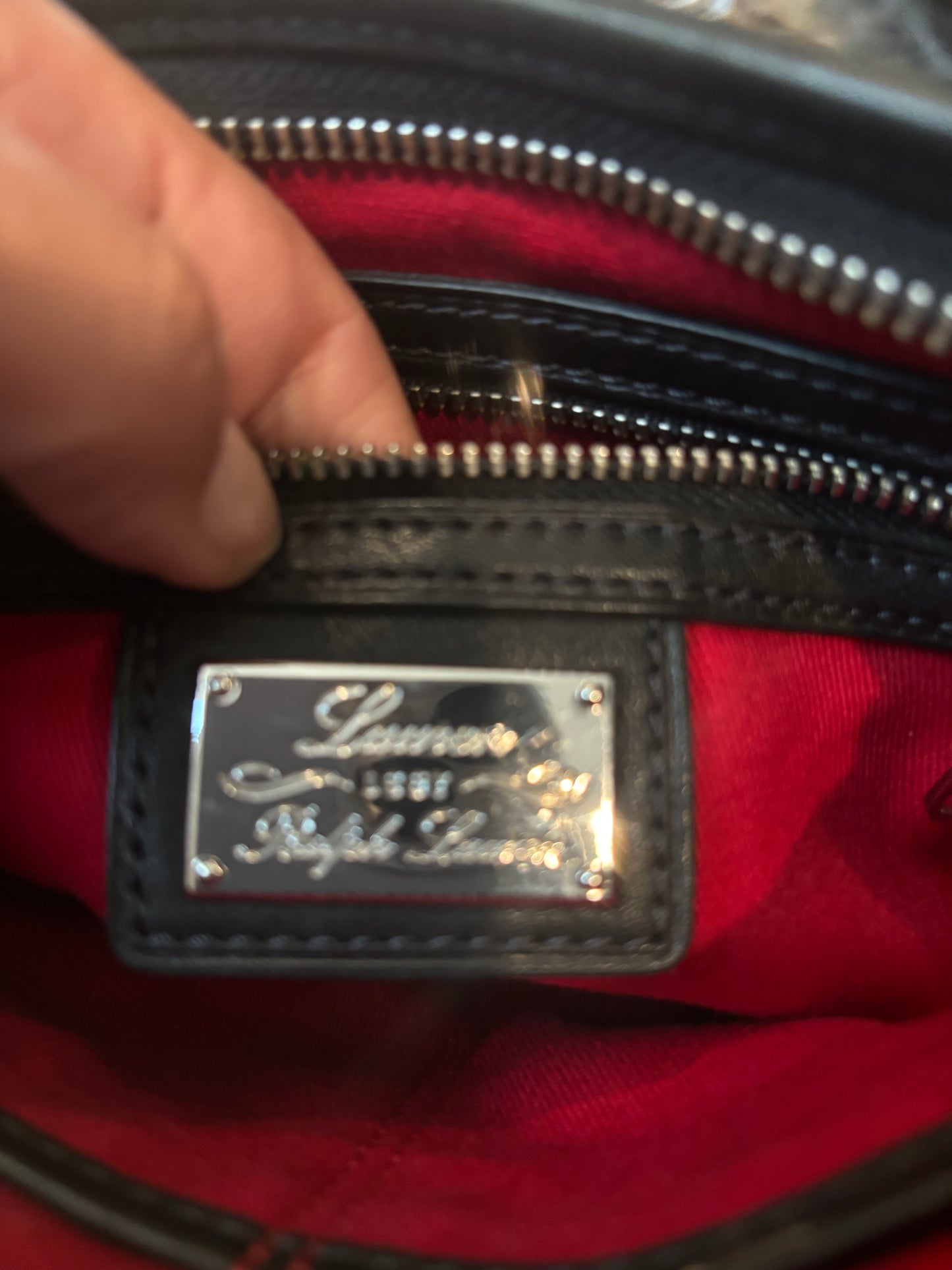 Lauren Ralph Lauren Leather Crossbody Bag