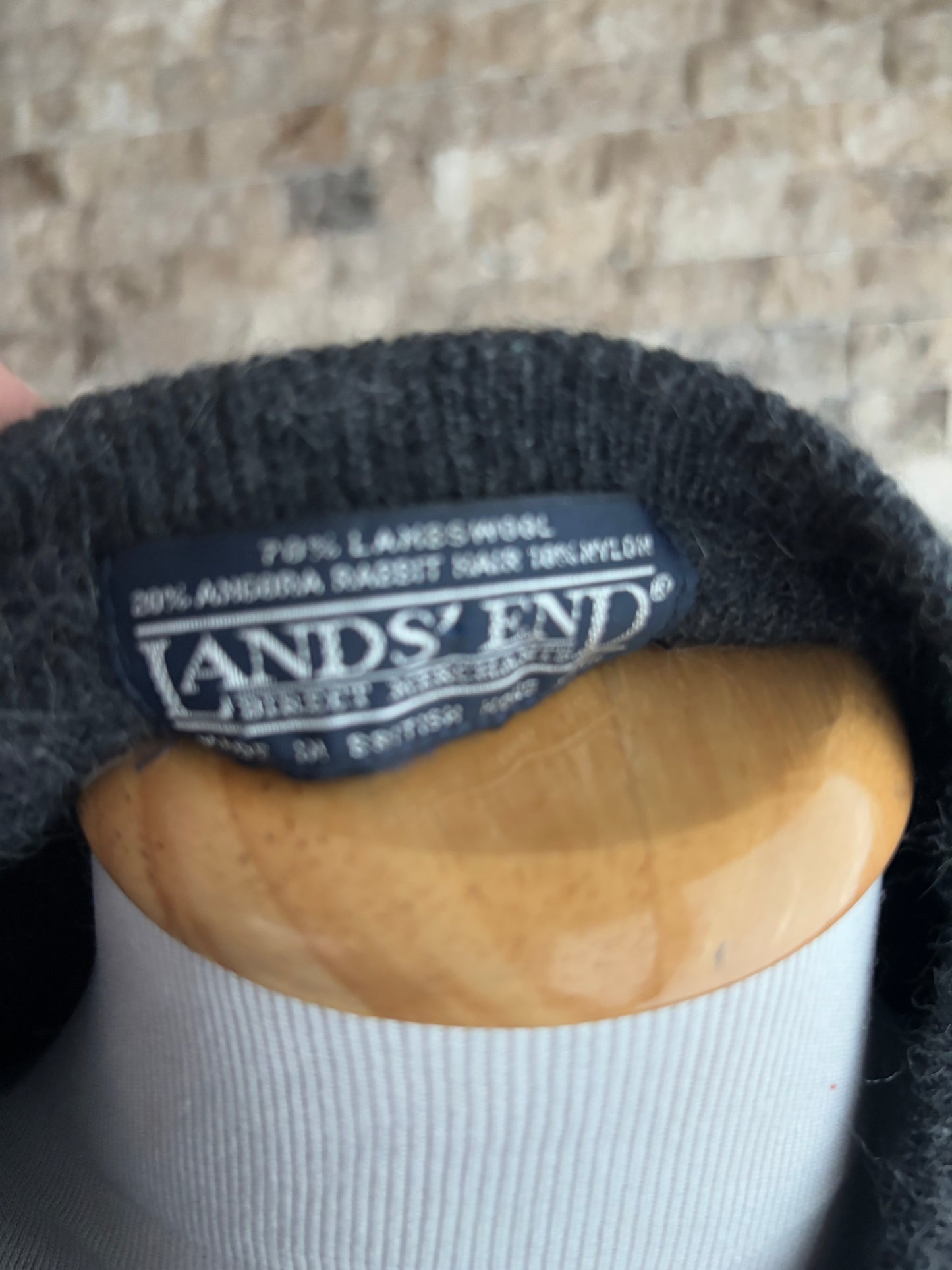 Vintage Lambswool and Angora Cardigan Medium/Large