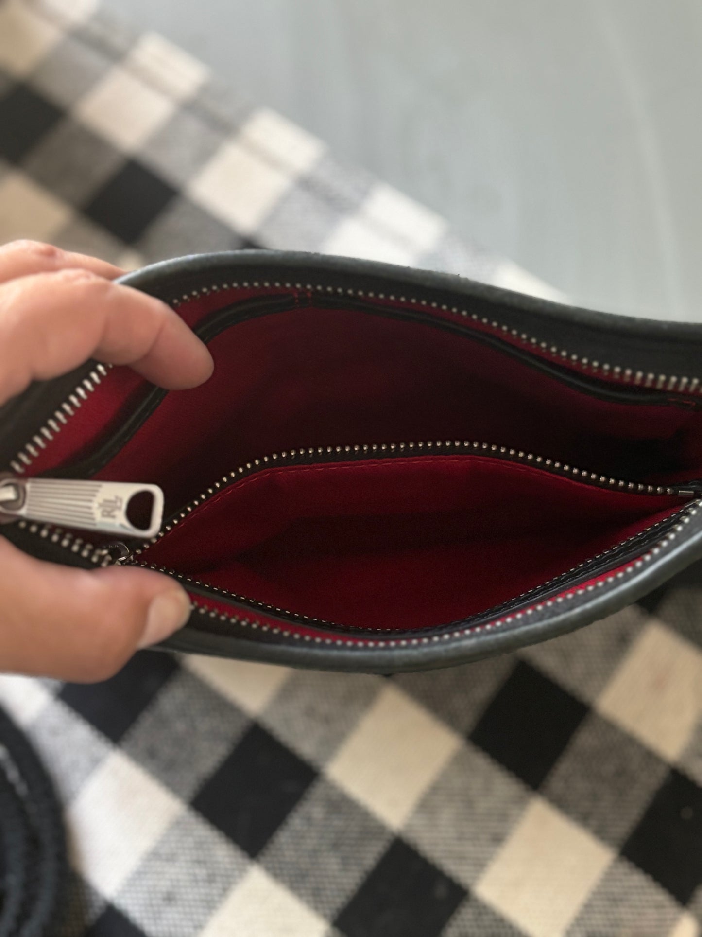 Lauren Ralph Lauren Leather Crossbody Bag