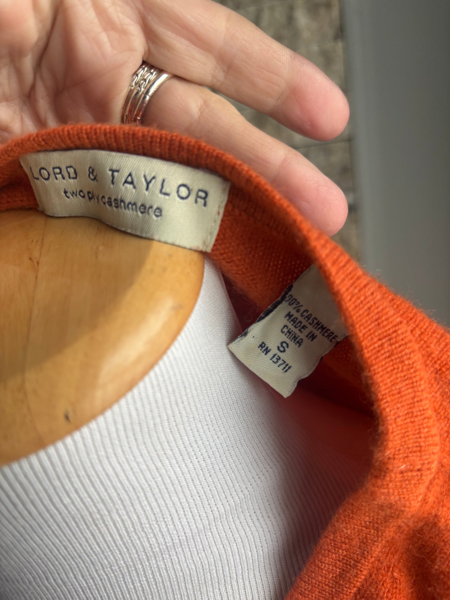 Cashmere Sweater Set by Lord and Taylor S/M