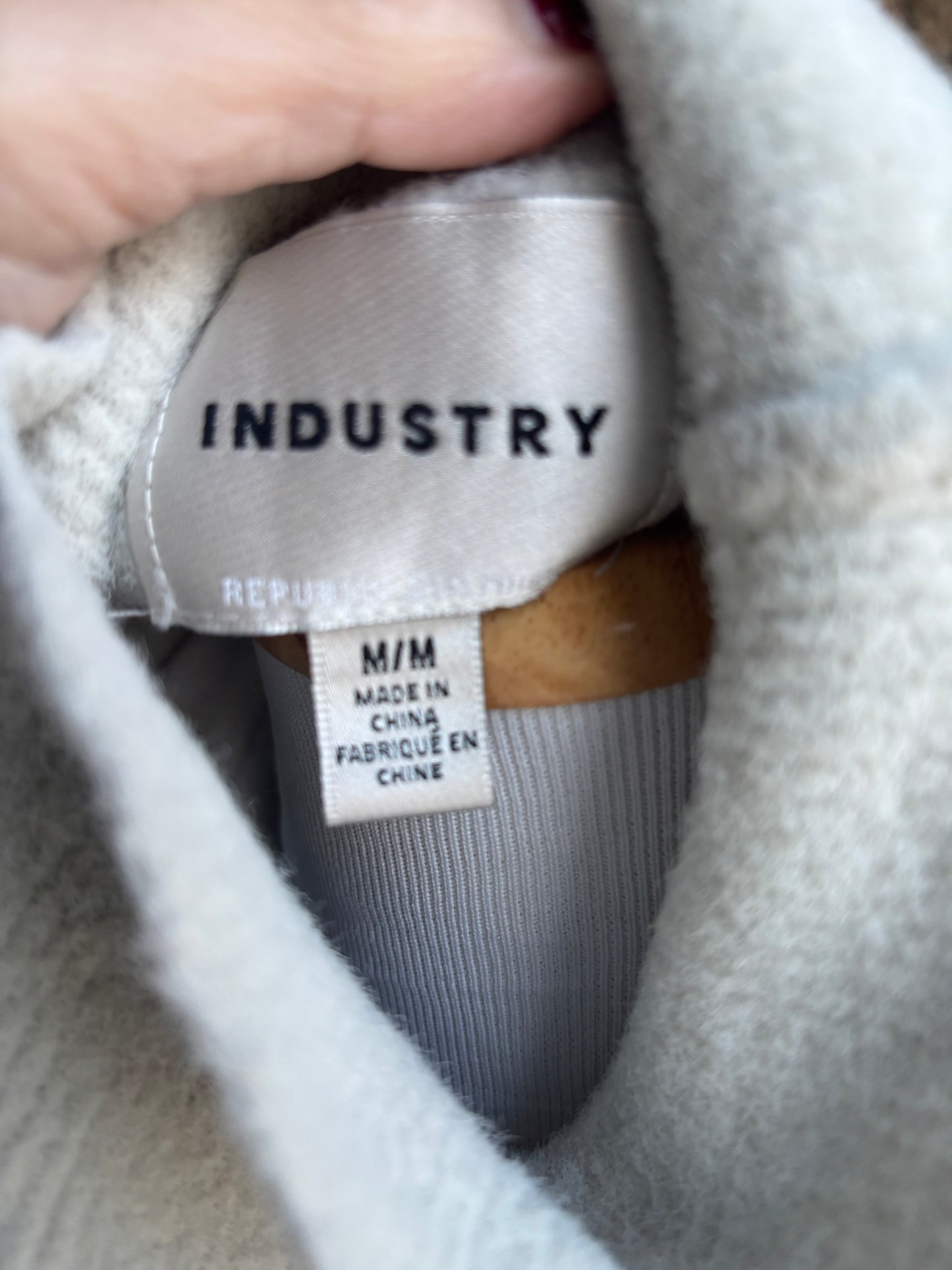 Industry Soft Gray Turtleneck Sweater Medium