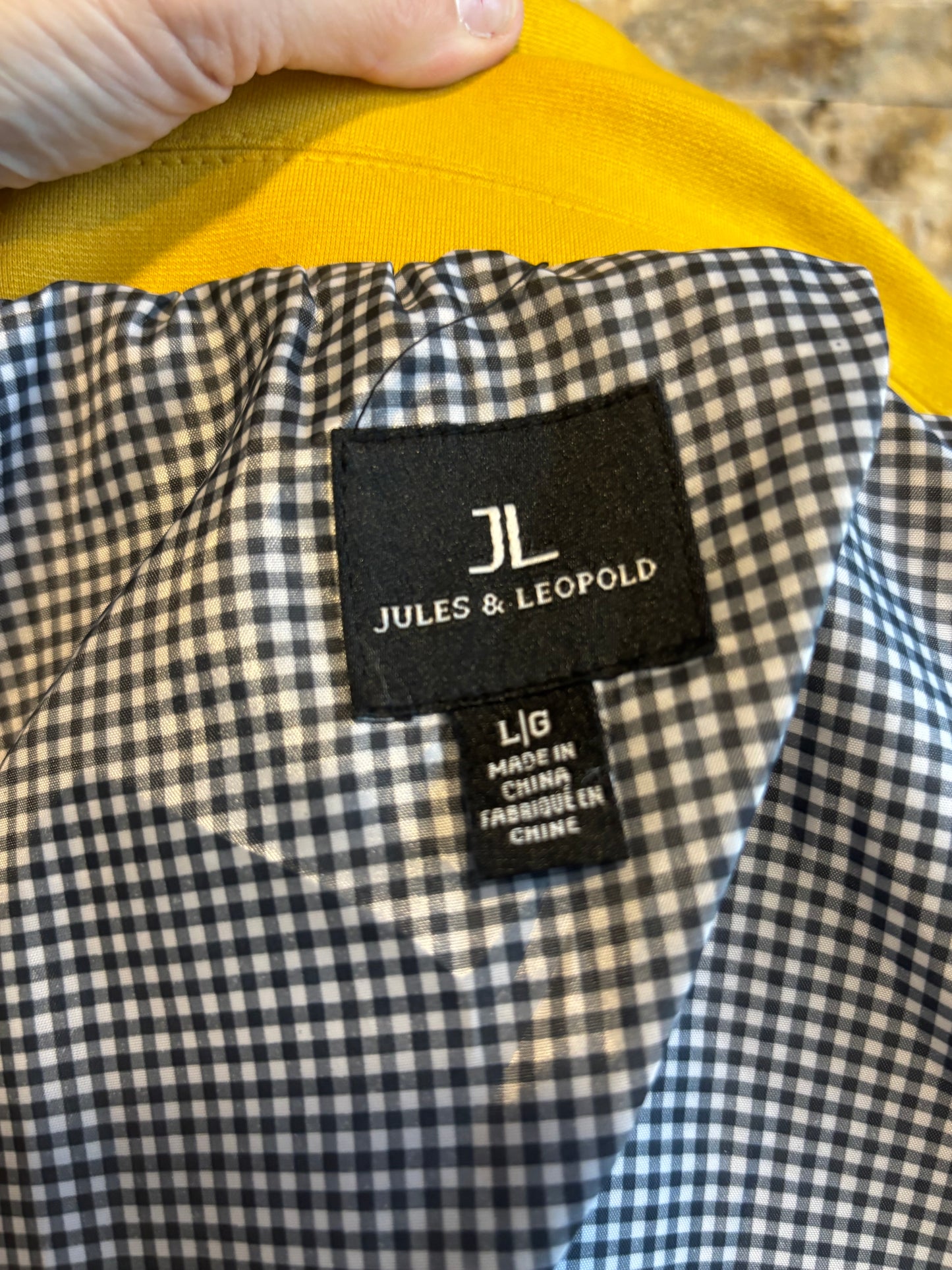 Jules and Leopold Sunny Yellow Blazer Large