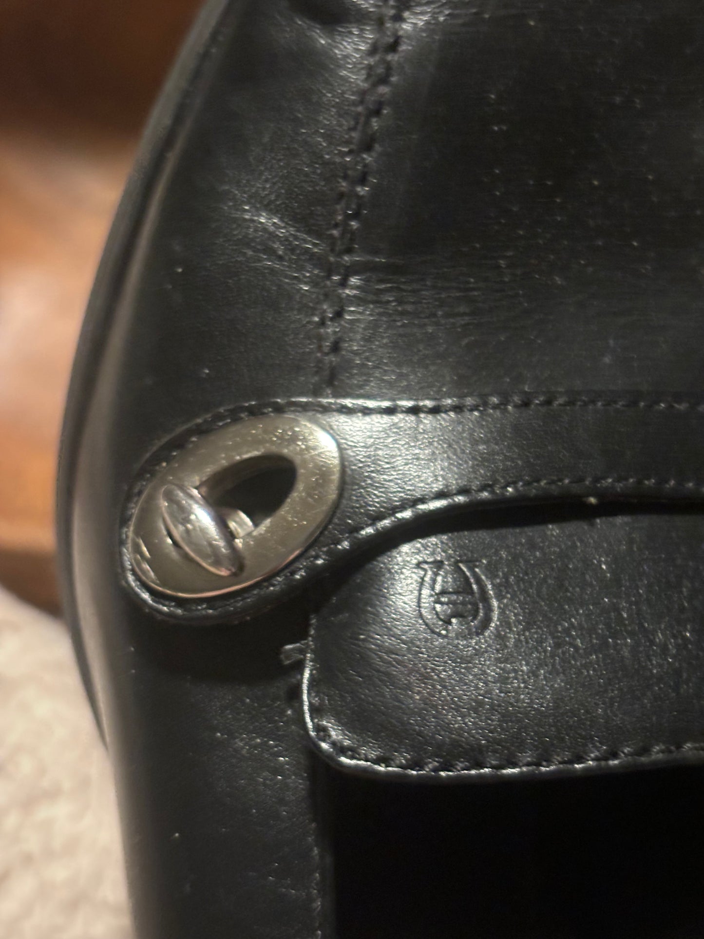 Etienne Aigner Black Leather Mules 7