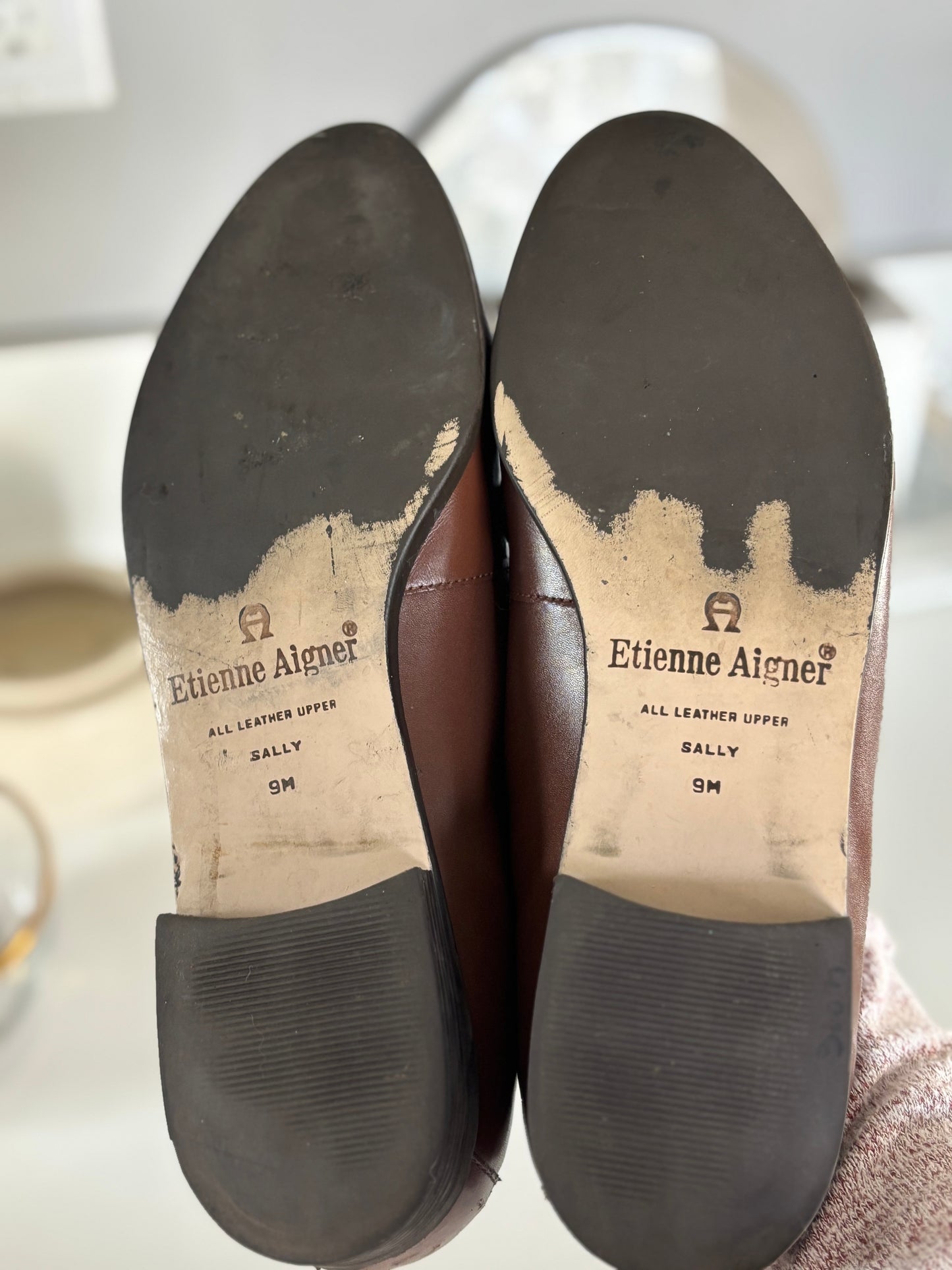 Etienne Aigner Sally Leather Horse-bit Loafer 9