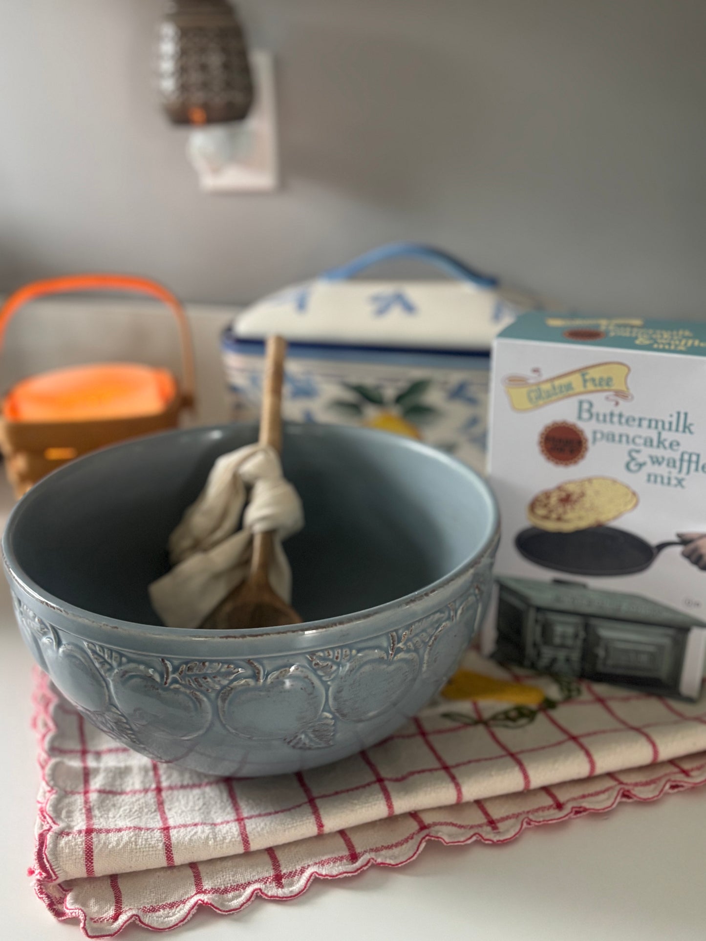 Pastel Blue Fruit Mixing Bowl by Signature