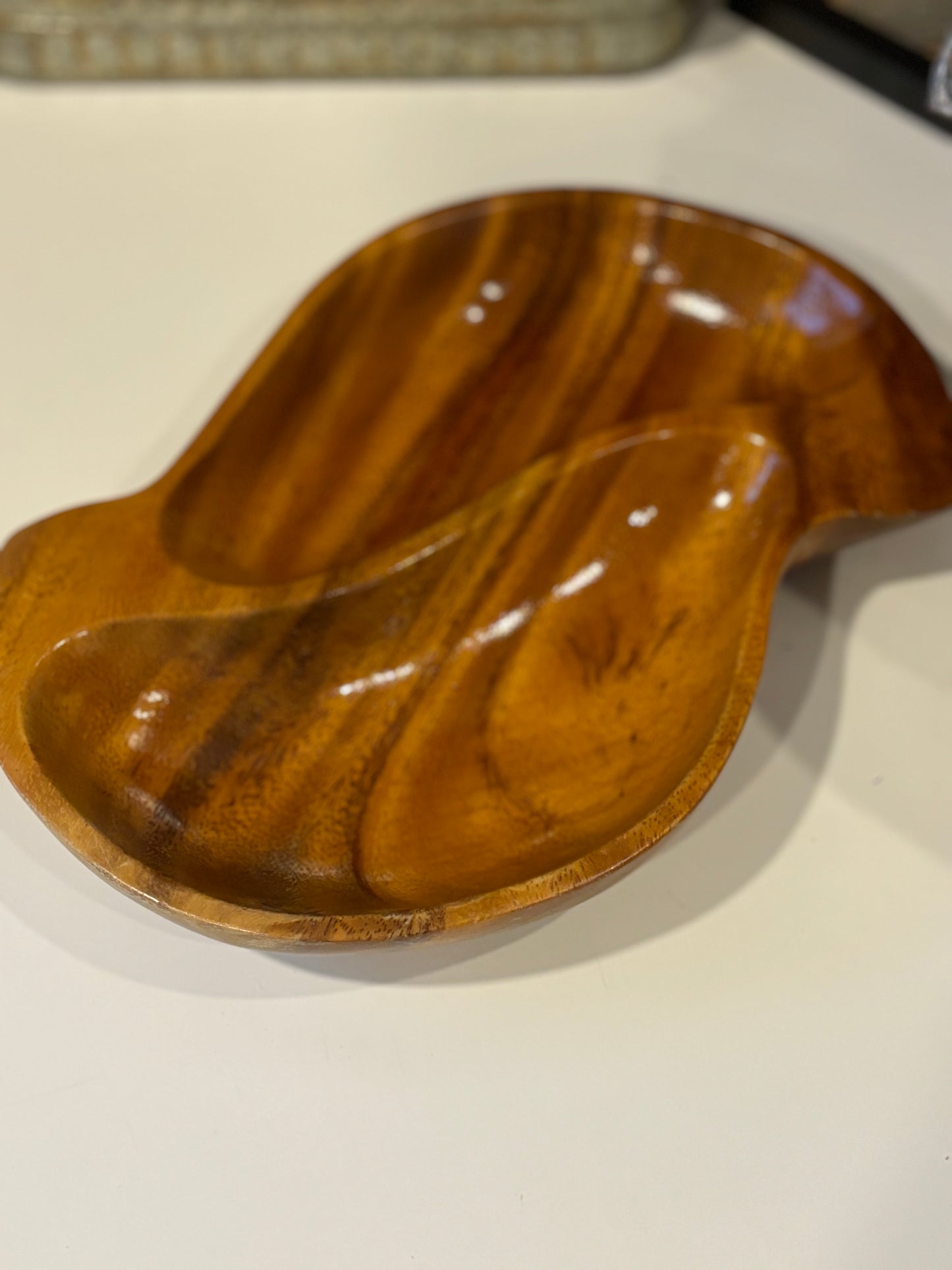 Vintage Monkey Wood Bowl