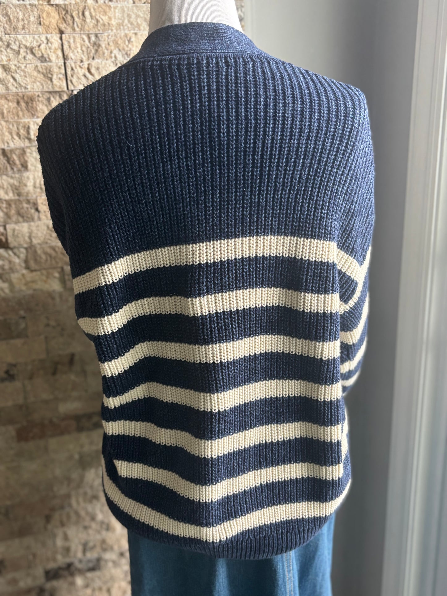 The Gap Shaker Stitch Cardigan Medium NWT