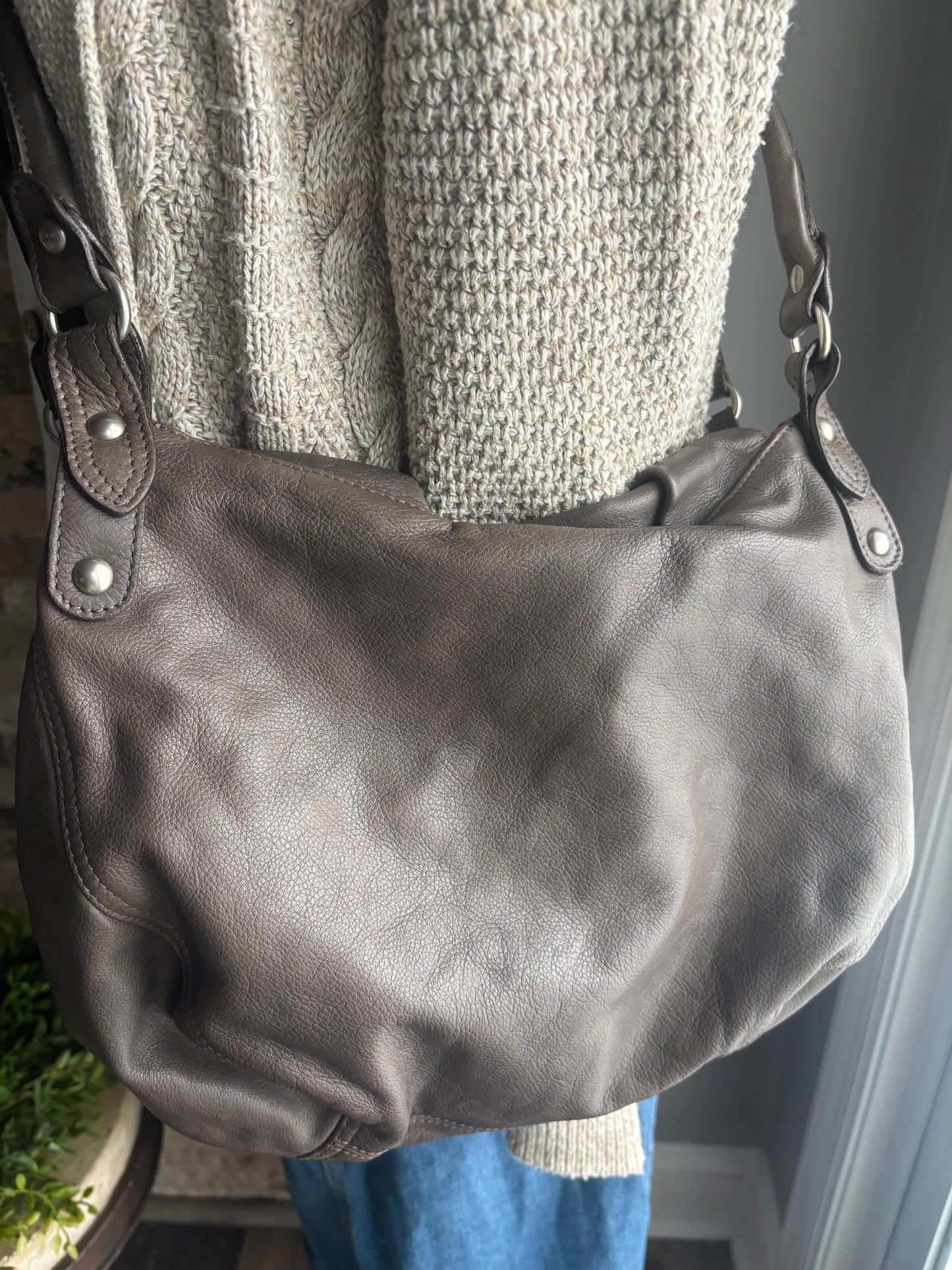 Garnet Hill Italian Leather Purse