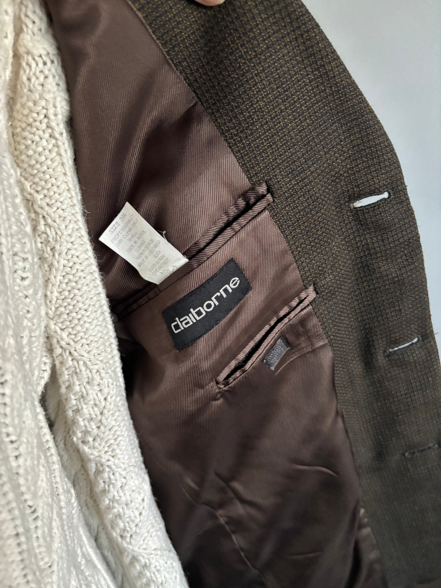Claiborne Wool Blazer Medium
