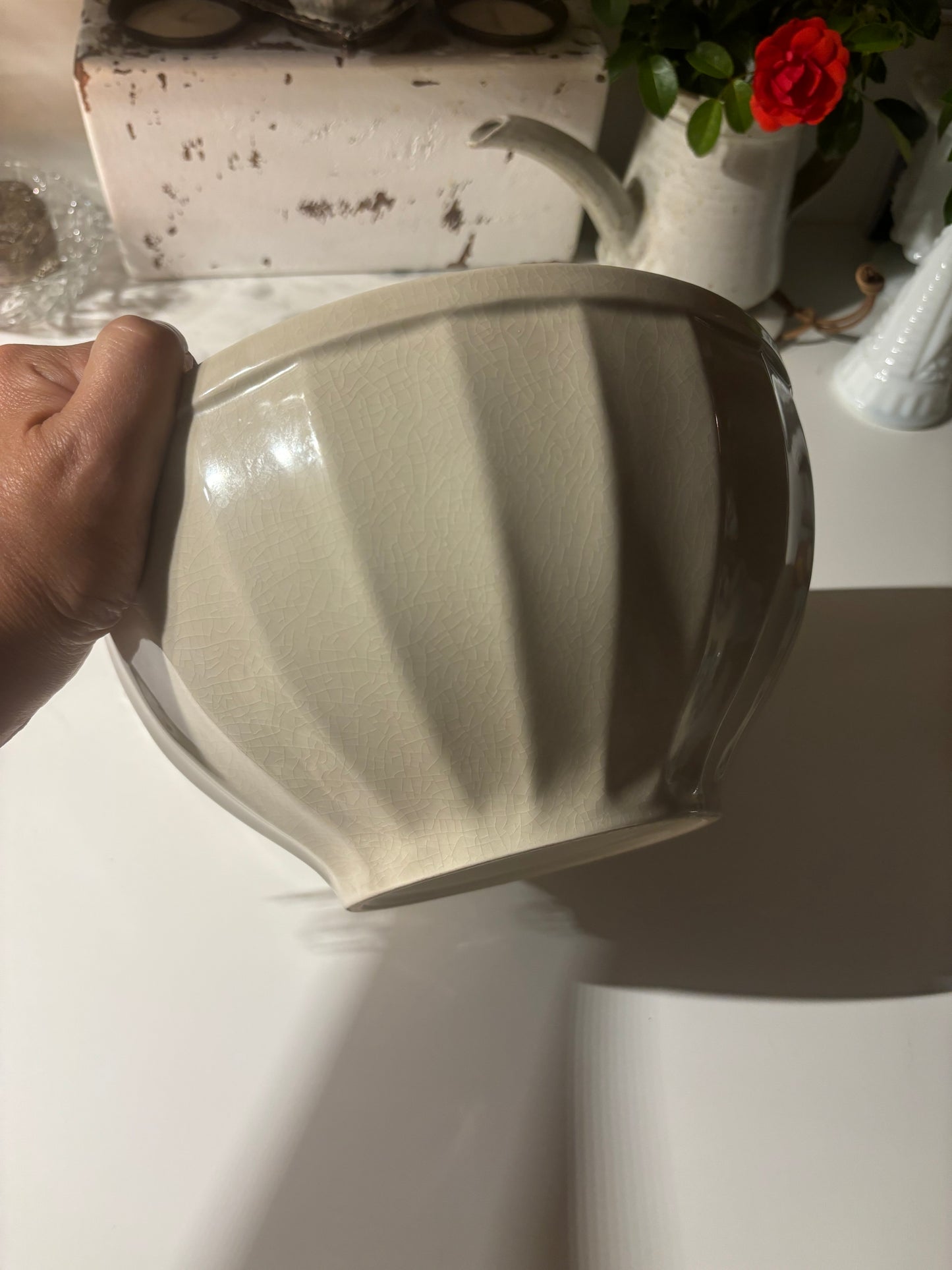 Vintage Large Ceramic Bowl