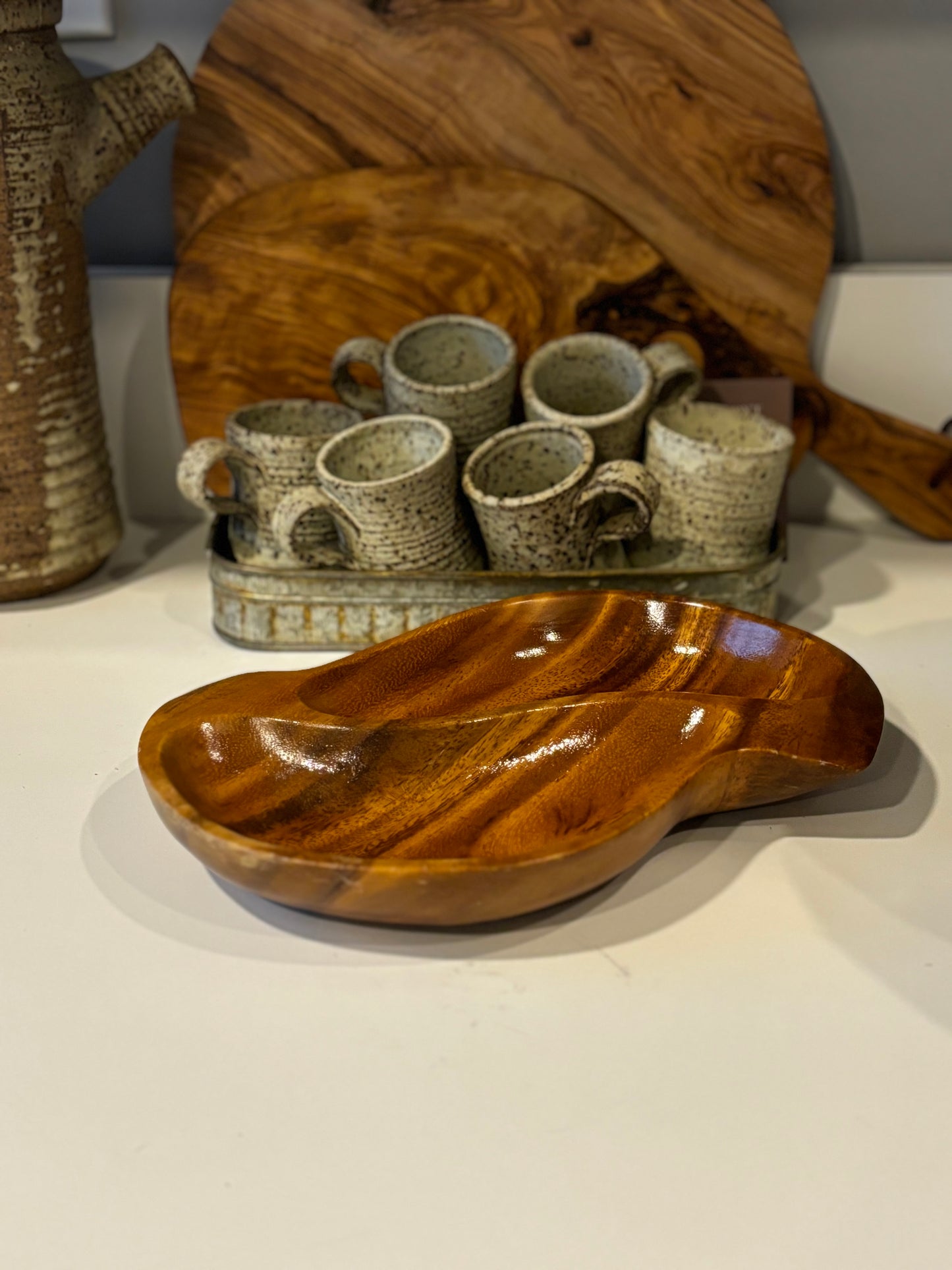 Vintage Monkey Wood Bowl