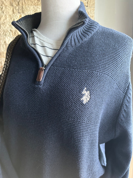 Vintage Ralph Lauren Polo sweater in Navy size large