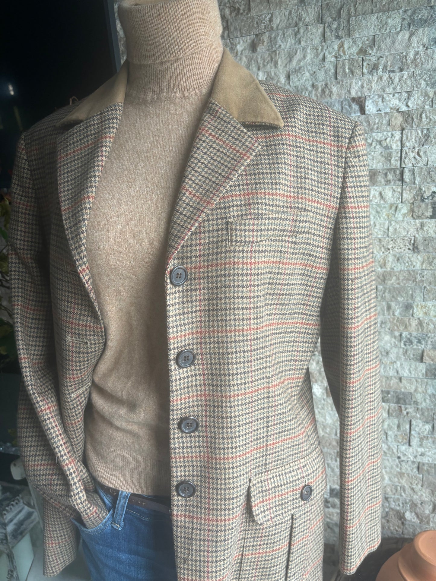 Autumn Wool Plaid Blazer/size 10