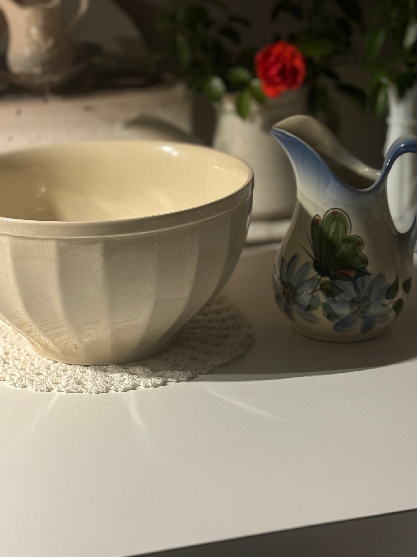 Vintage Large Ceramic Bowl