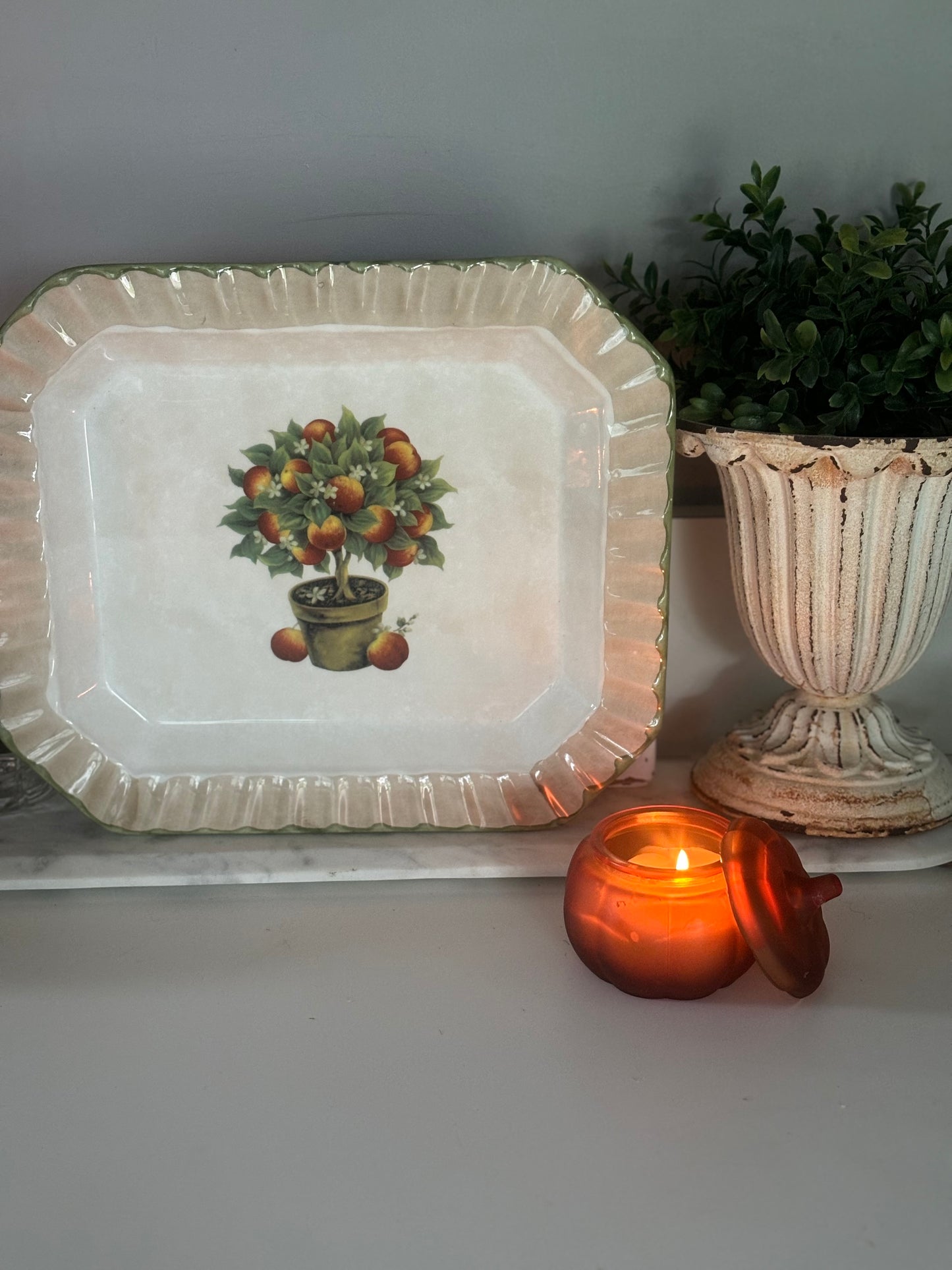 Italian Ceramic Tray Dish