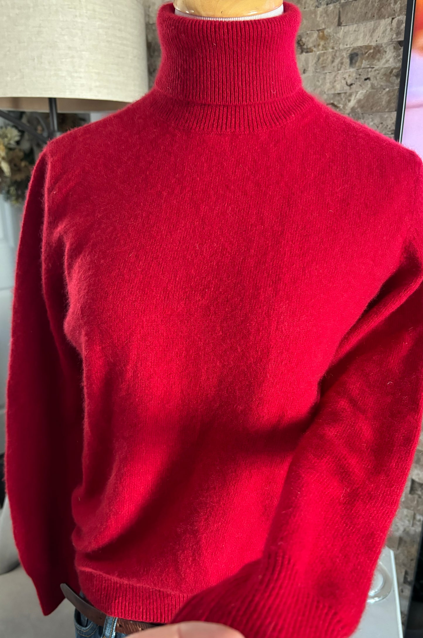 Christmas Red Cashmere/Size Small