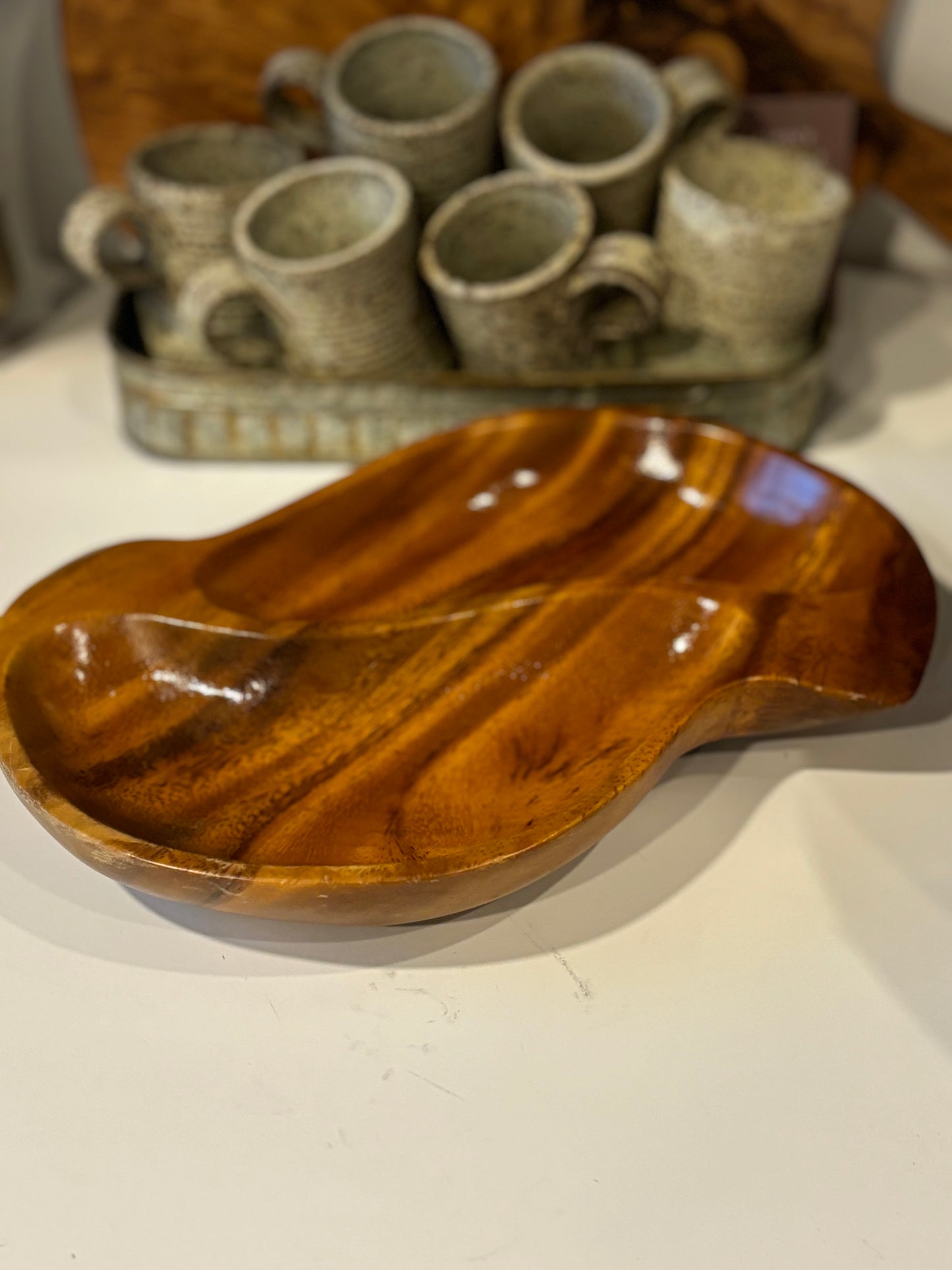 Vintage Monkey Wood Bowl