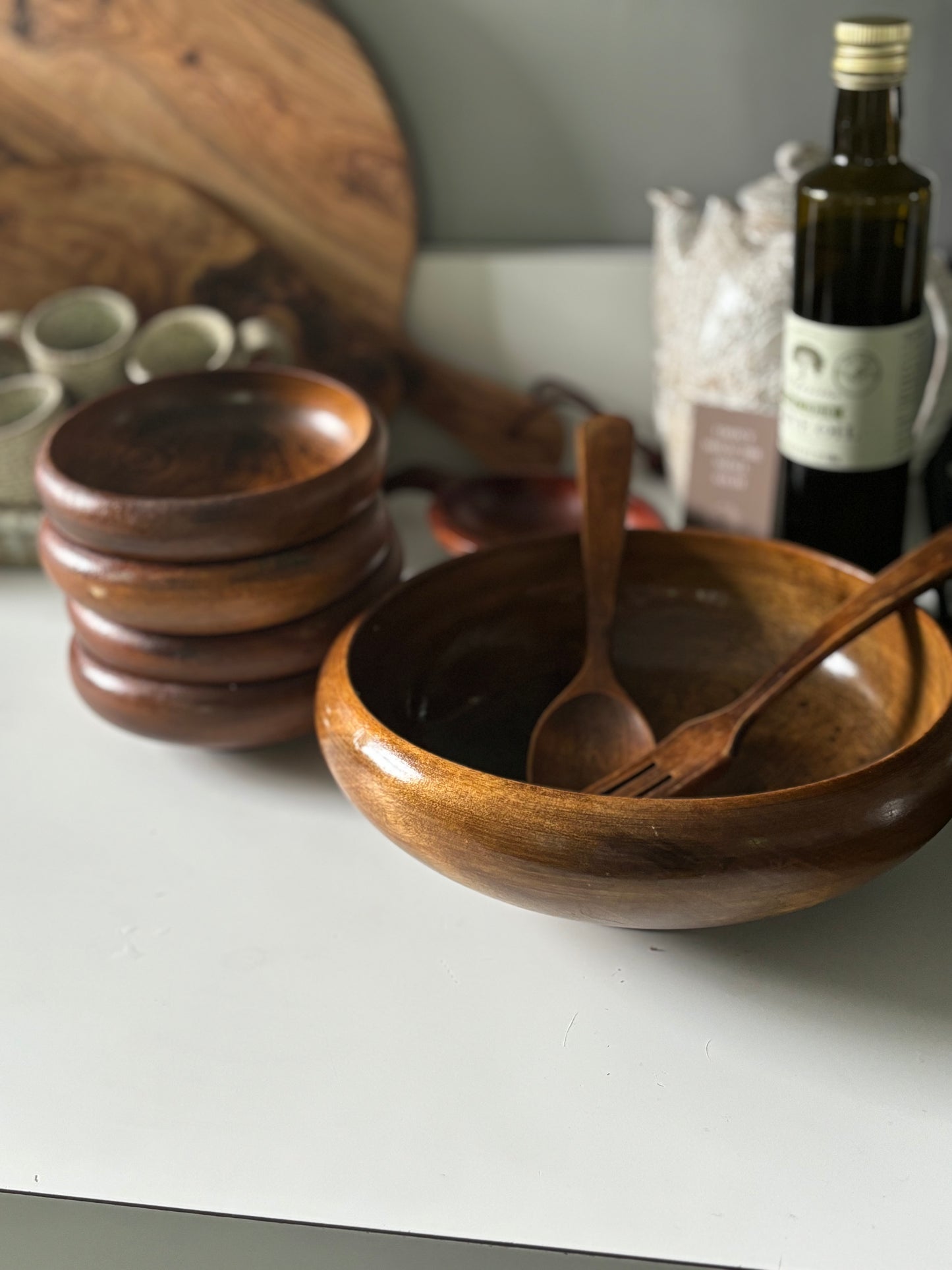 Vintage Salad Bowl Set