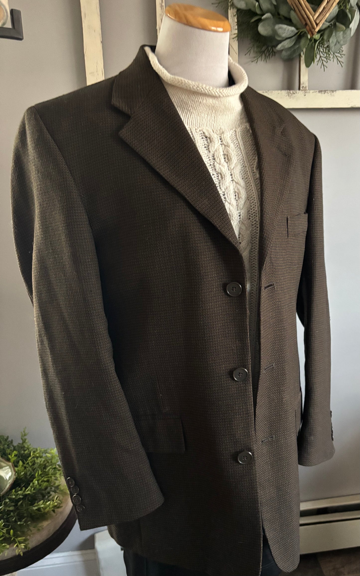 Claiborne Wool Blazer Medium