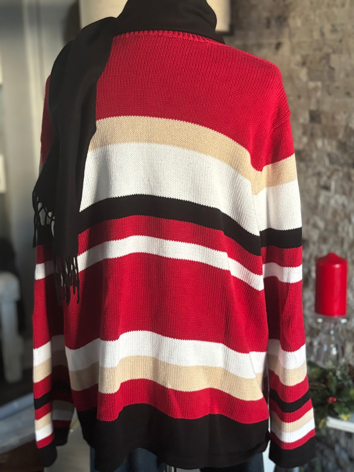 Croft and Barrow Striped Sweater/ Size 1X