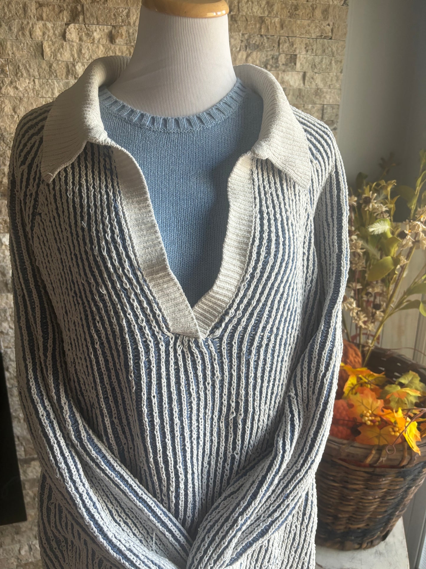 The Oversized Collar Sweater by Aerie/ Size Large