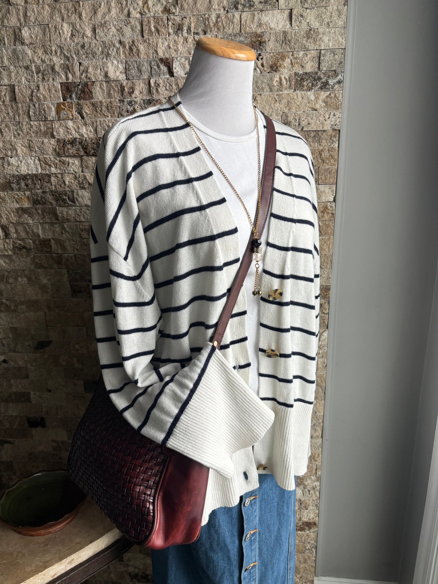 Nautical Gap Lightweight Cardigan Large