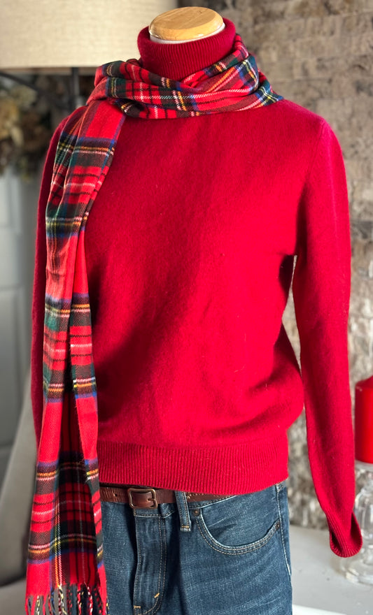 Christmas Red Cashmere/Size Small