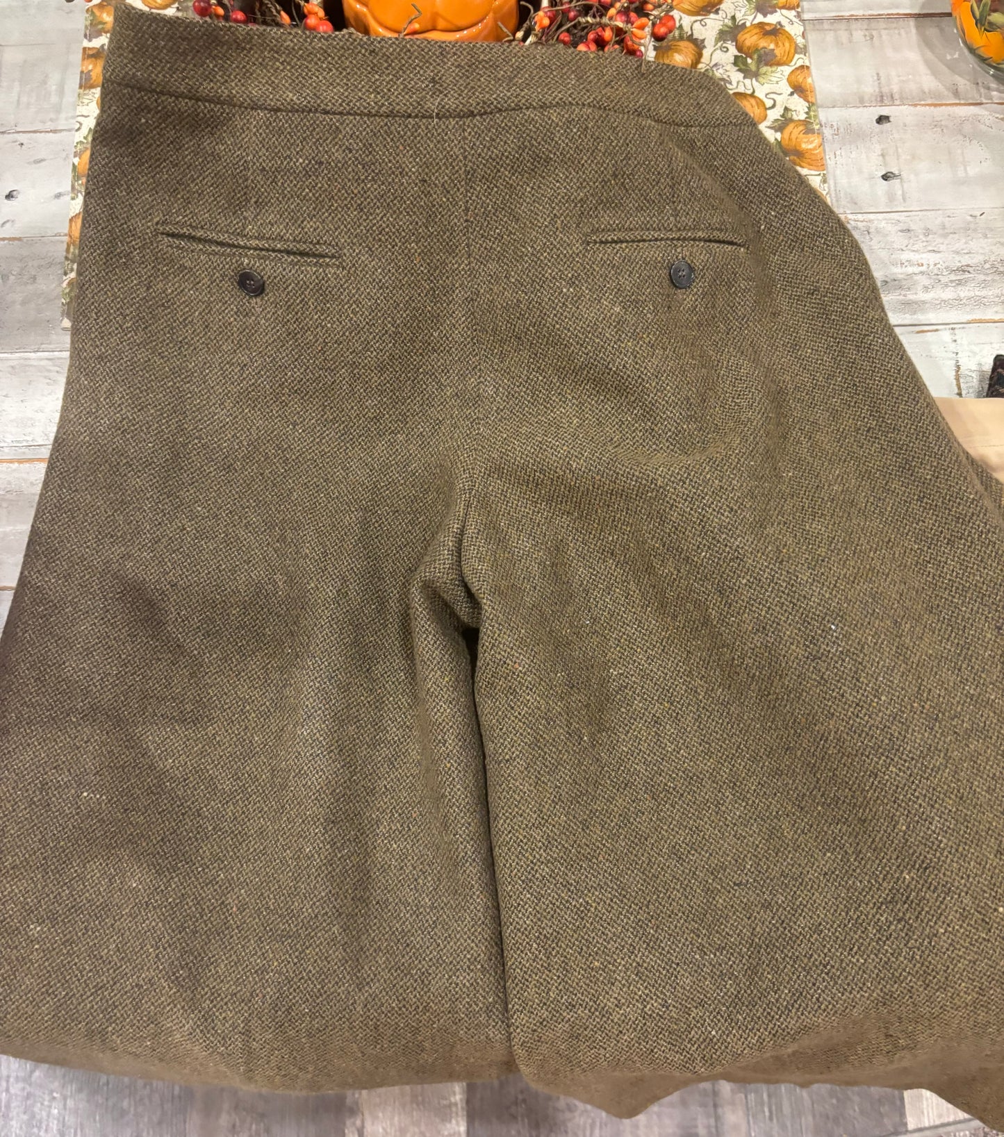 Tweed Cropped Pantaloons/ Size 4