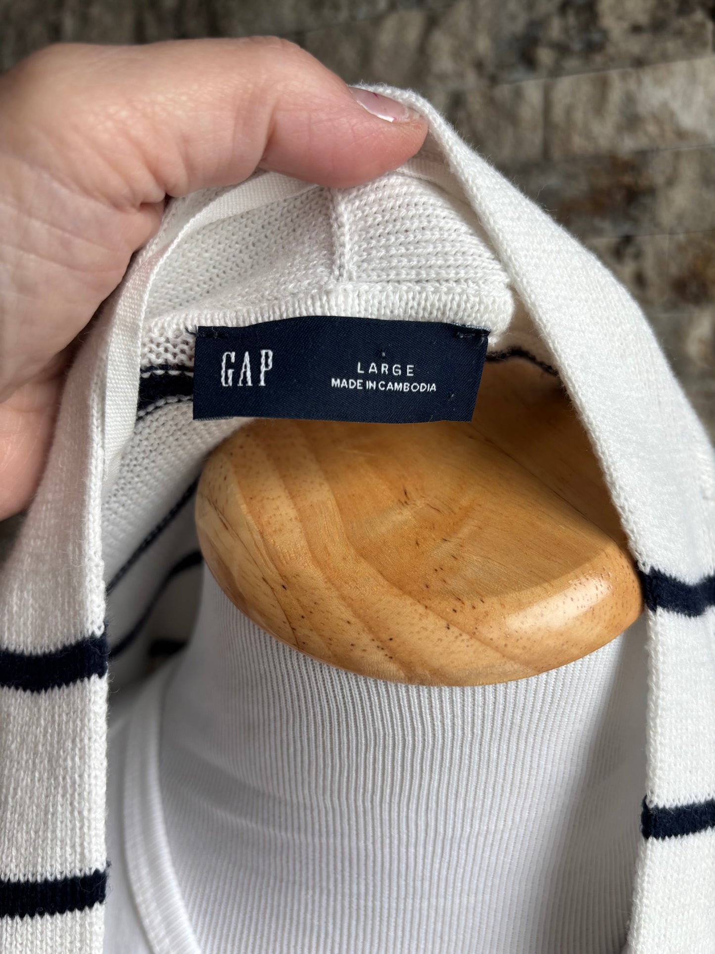 Nautical Gap Lightweight Cardigan Large