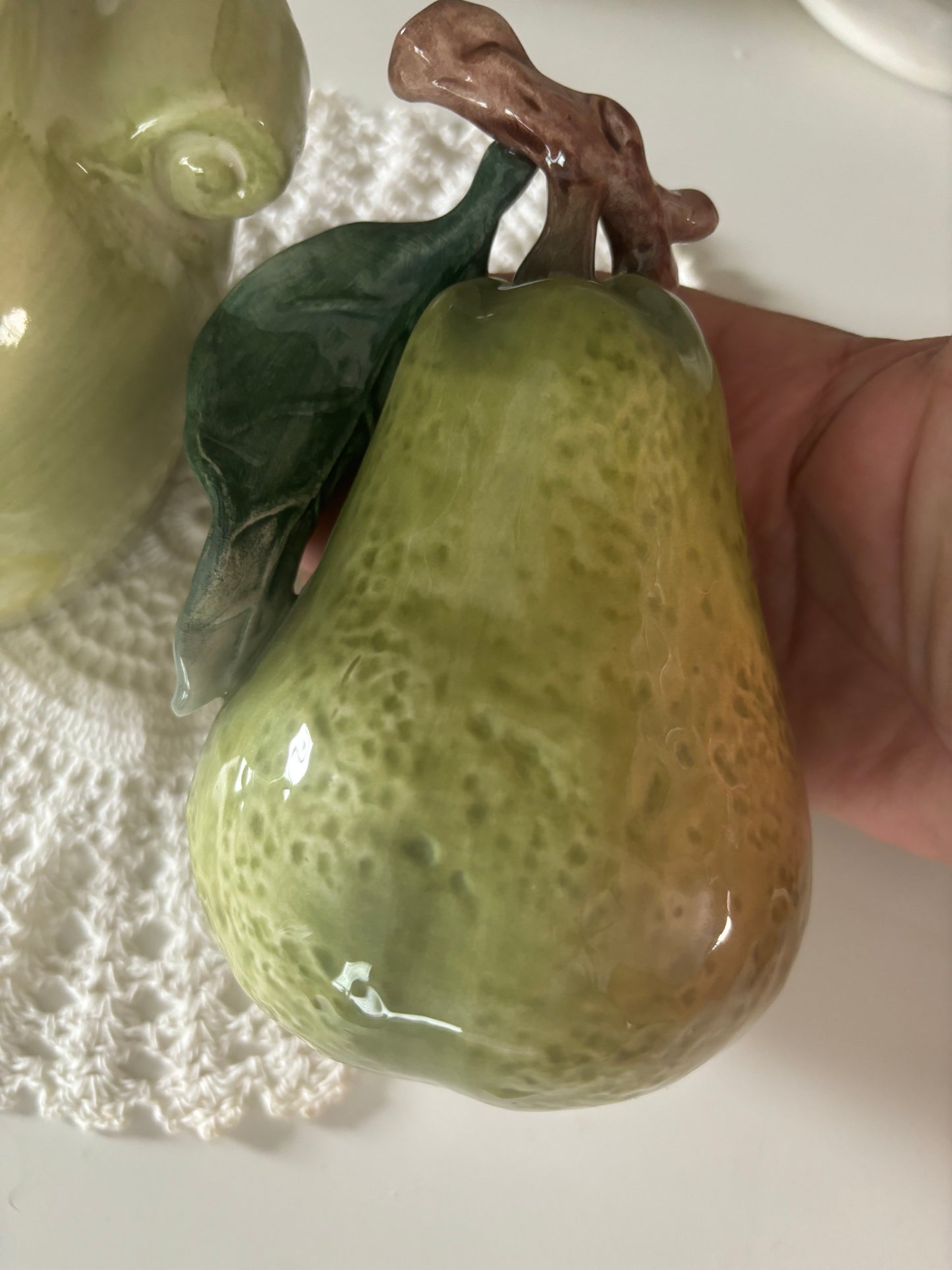 Vintage ceramic pear