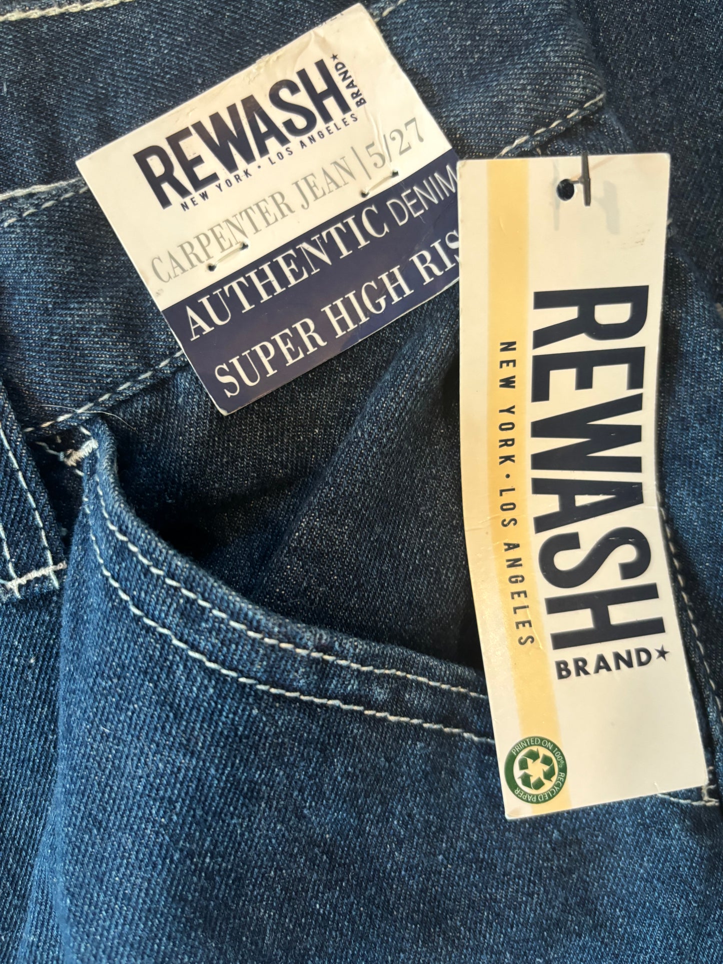 Carpenter jeans by Rewash denim/ size 5