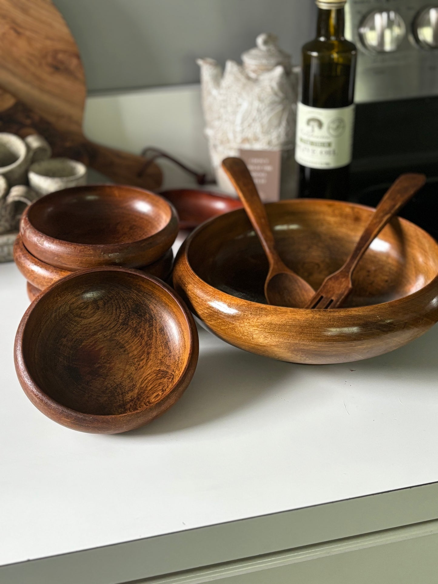 Vintage Salad Bowl Set