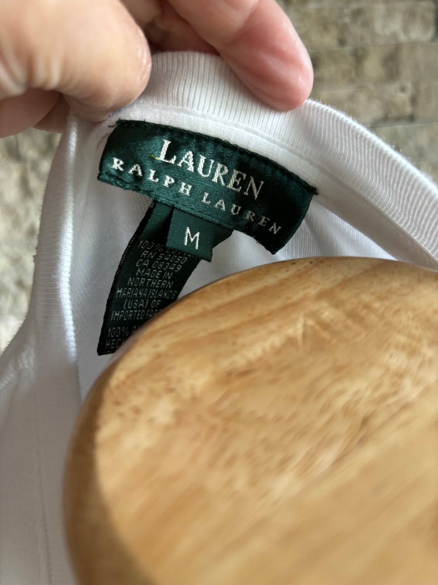 Lauren Ralph Lauren white T-shirt size medium