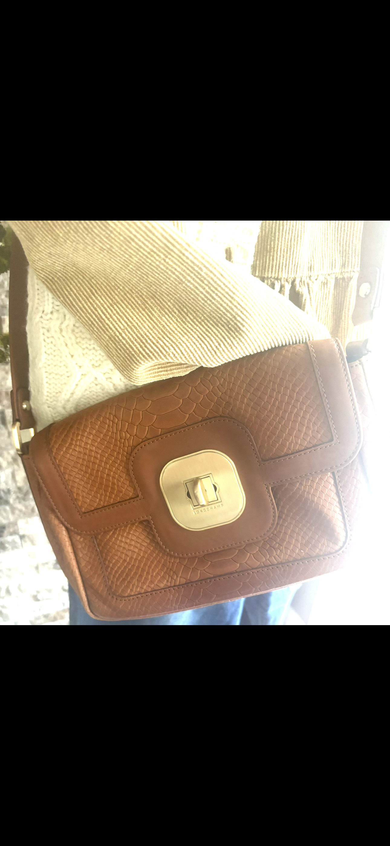 Longchamp Gatsby Brown leather Shoulder Bag