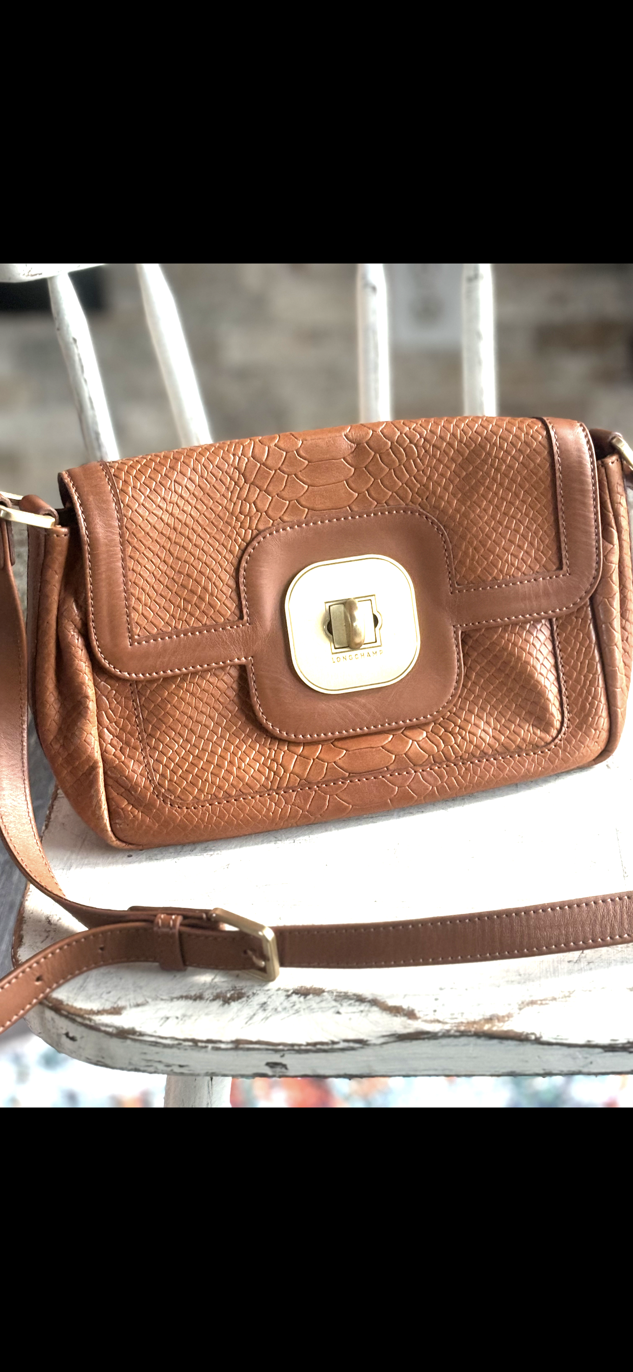 Longchamp Gatsby Brown leather Shoulder Bag