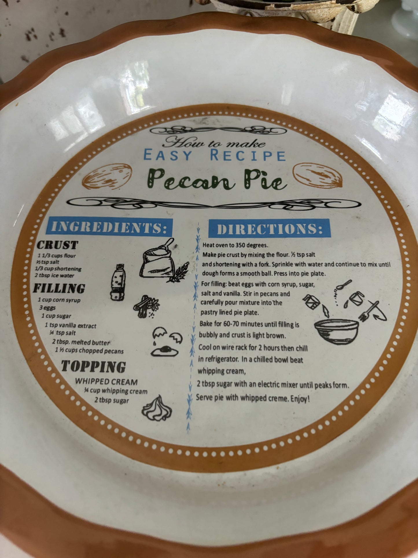 Pecan Pie Dish