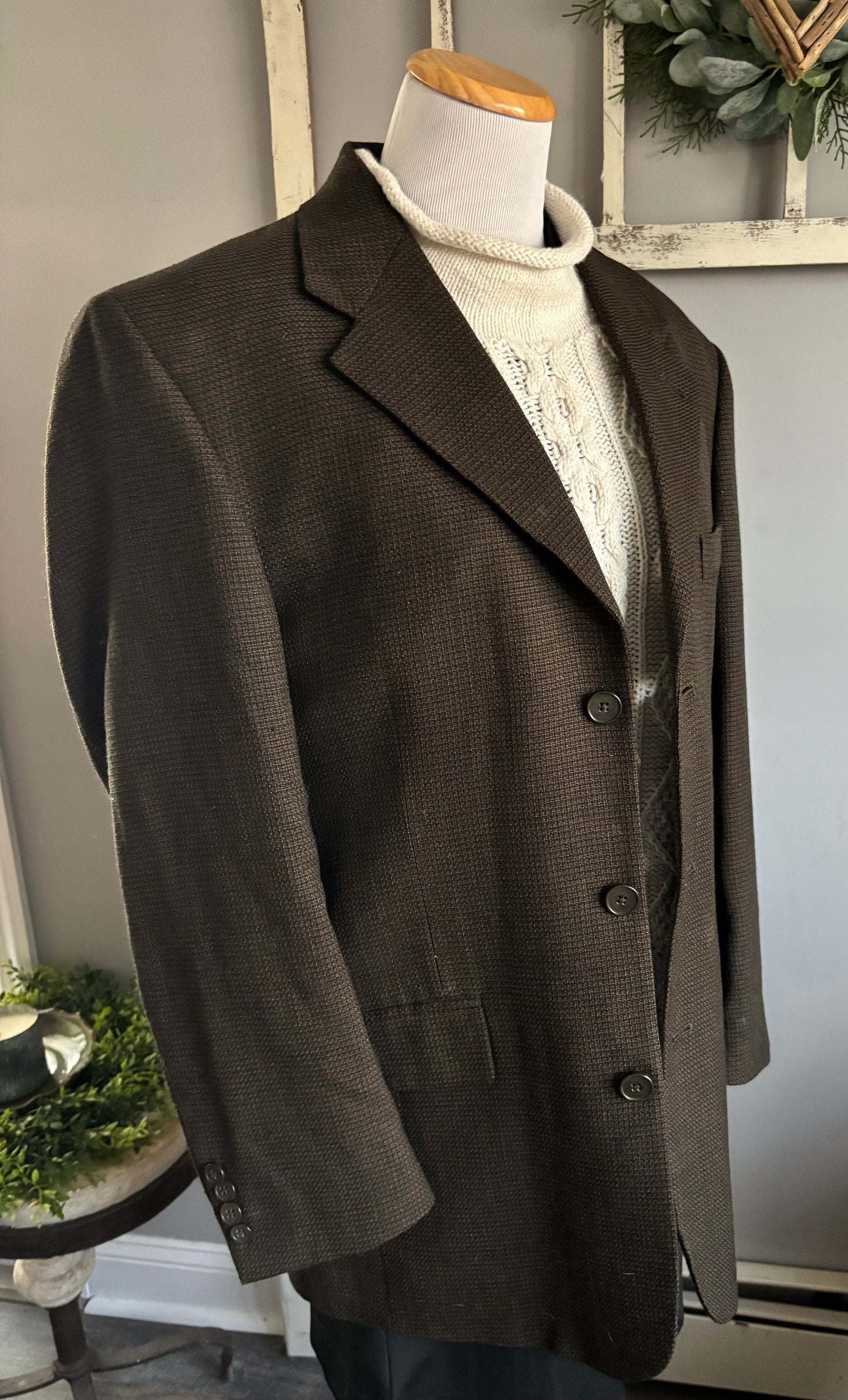 Claiborne Wool Blazer Medium